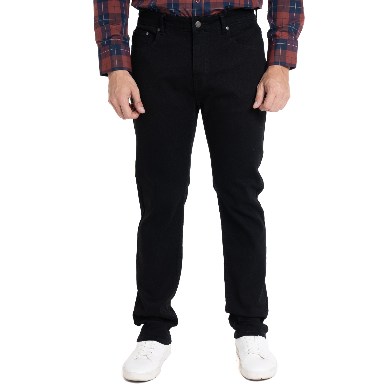 JEANS SPANDEX SLIM FIT | NEGRO - 1