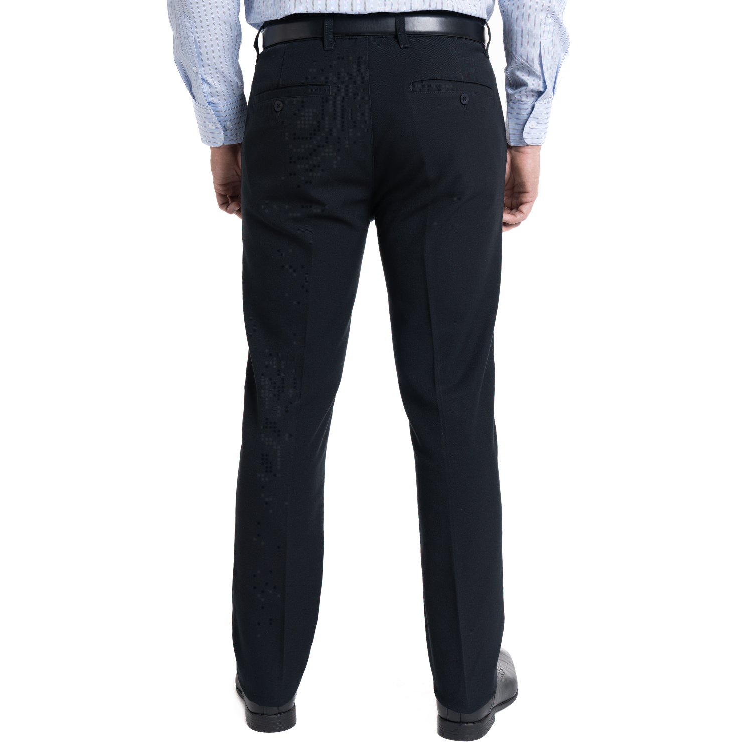 PANTALON CASIMIR FRENTE PLANO REGULAR FIT | AZUL MARINO - 2