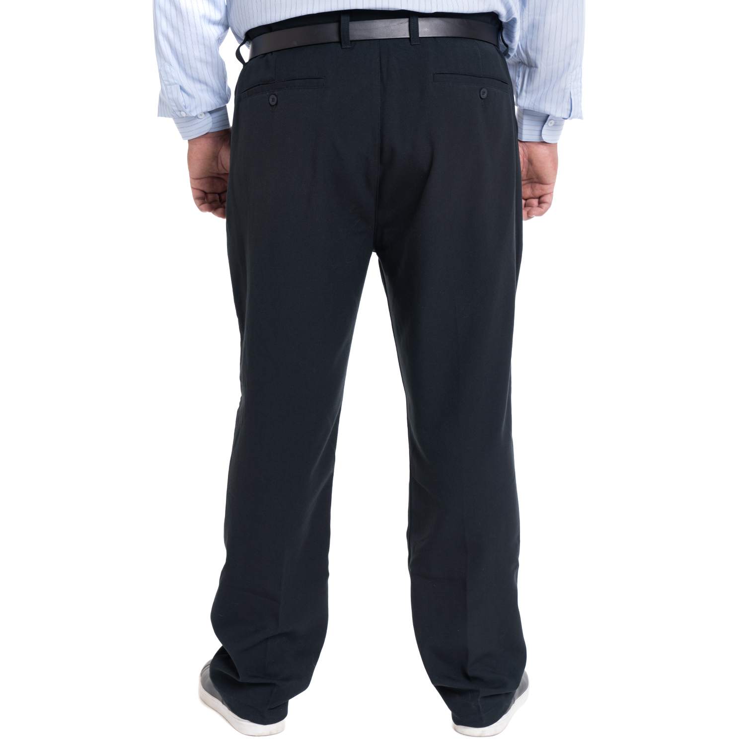 PANTALON CASIMIR FRENTE PLANO REGULAR FIT | AZUL MARINO - 2
