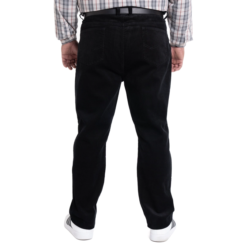 PANTALON COTELE 5 BOLSILLOS REGULAR FIT | NEGRO - 2