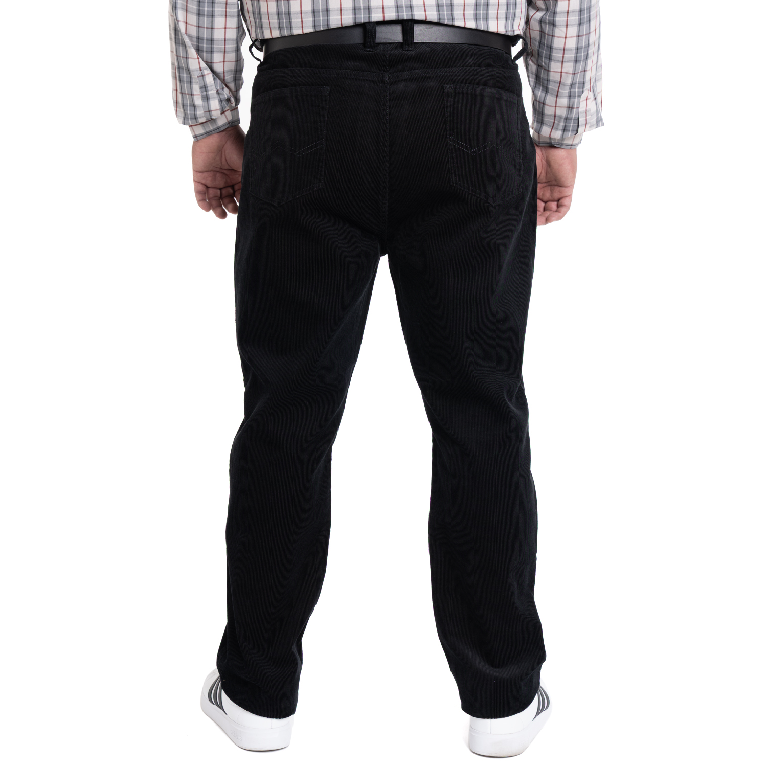 PANTALON COTELE 5 BOLSILLOS REGULAR FIT | NEGRO - 2