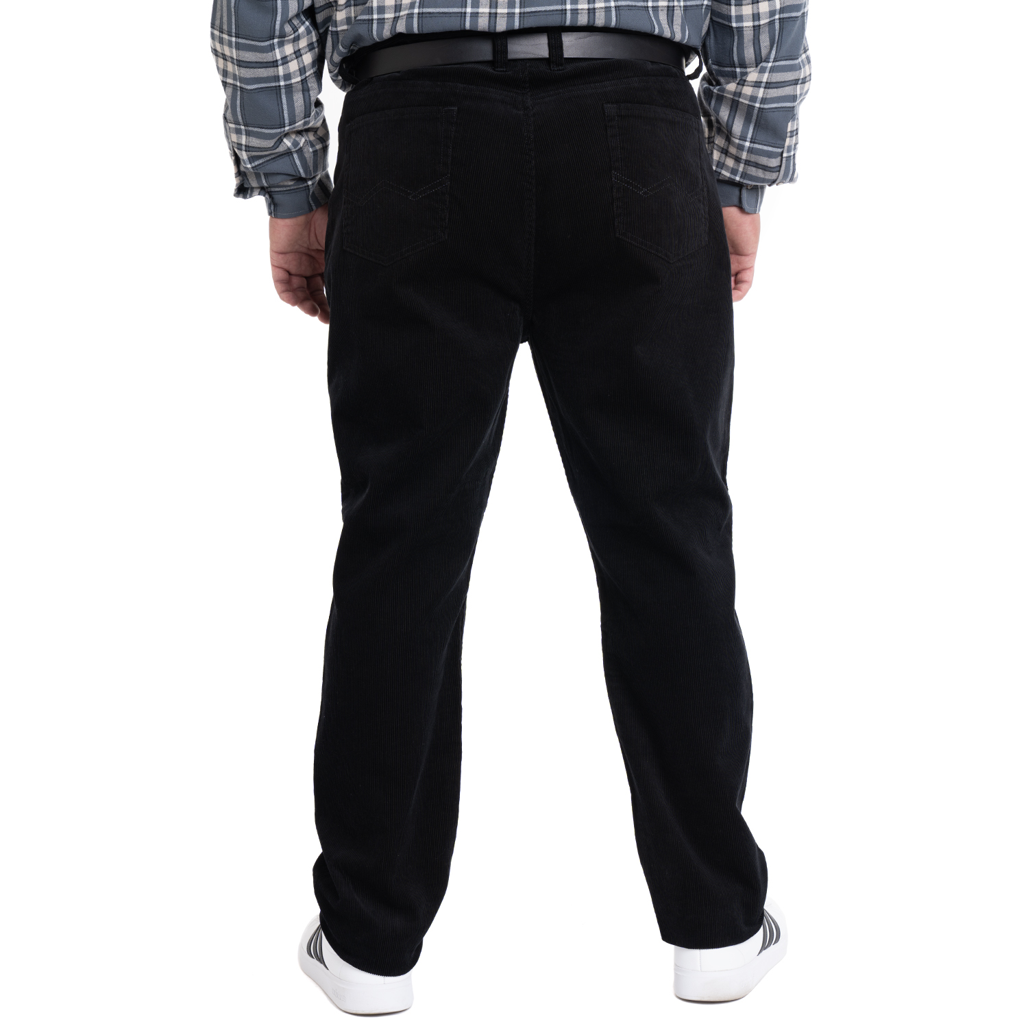 PANTALON COTELE 5 BOLSILLOS REGULAR FIT | GRIS OSCURO - 2