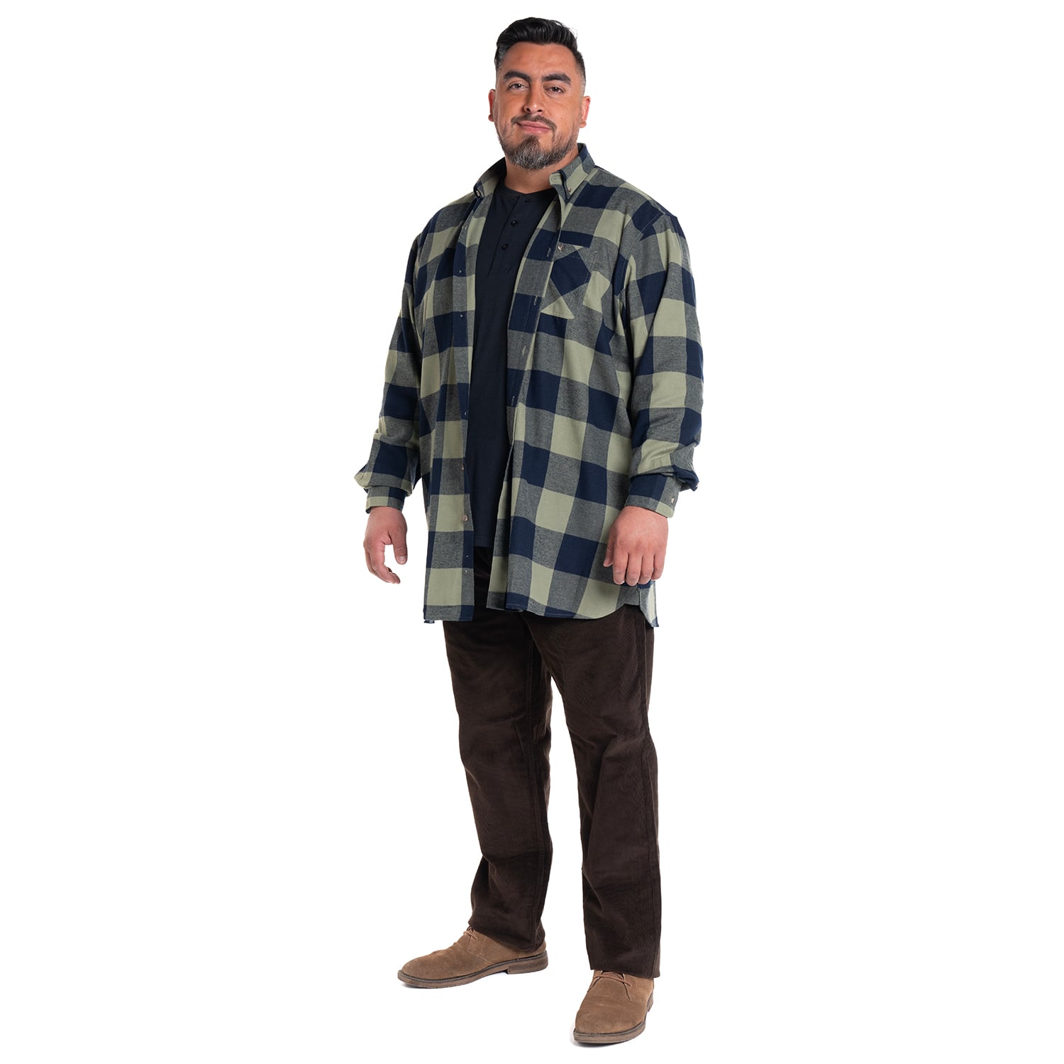 PANTALON COTELE 5 BOLSILLOS REGULAR FIT | CAFÉ OSCURO - 4