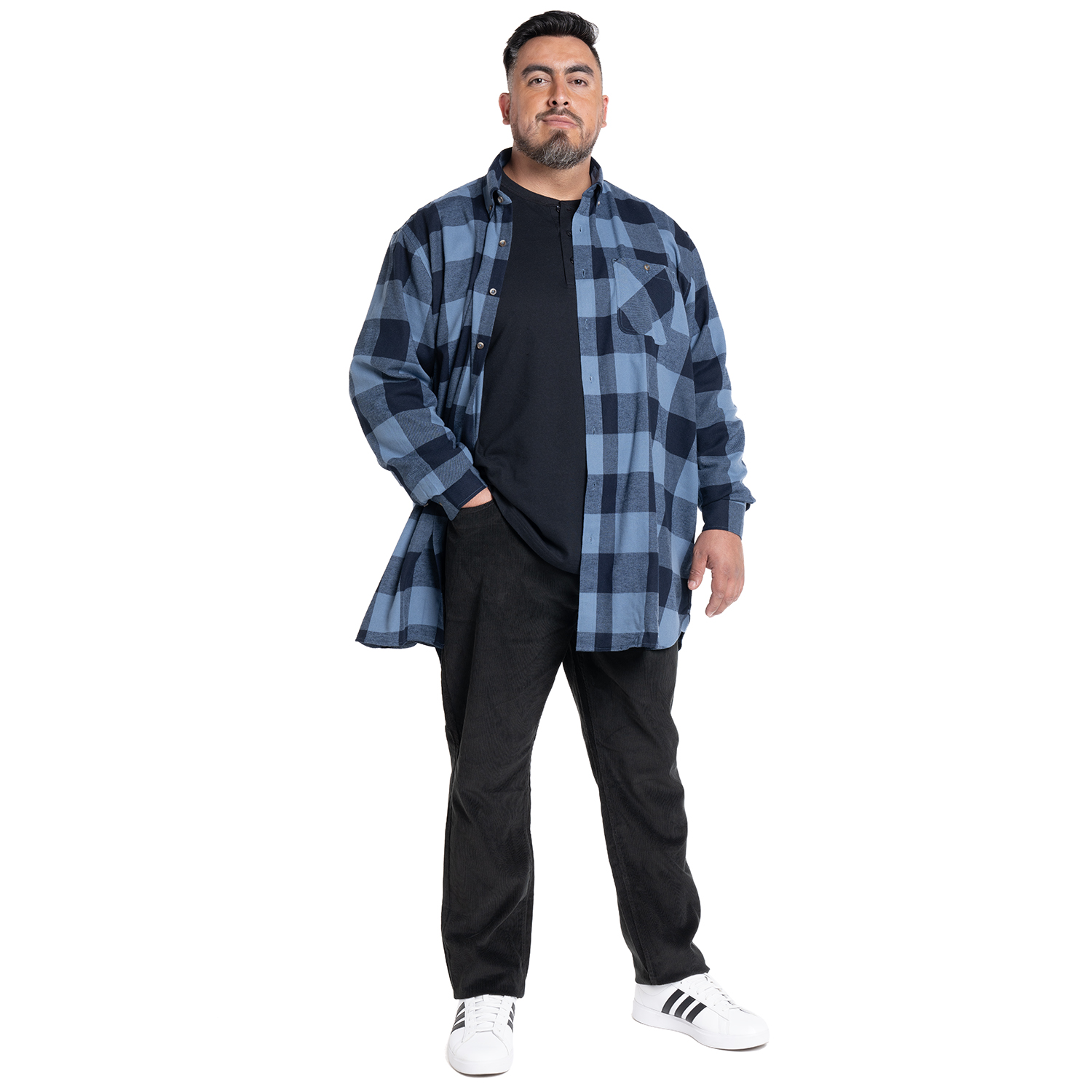 PANTALON COTELE 5 BOLSILLOS REGULAR FIT | VERDE - 4