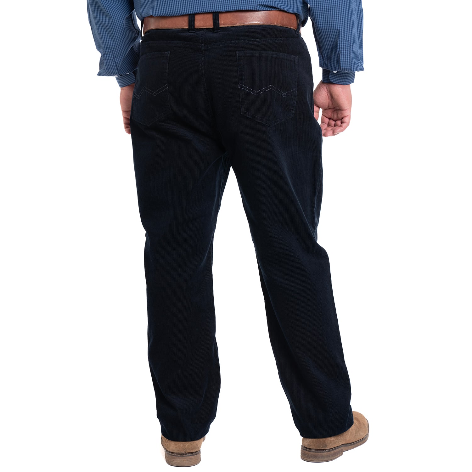 PANTALON COTELE 5 BOLSILLOS REGULAR FIT | AZUL MARINO - 2