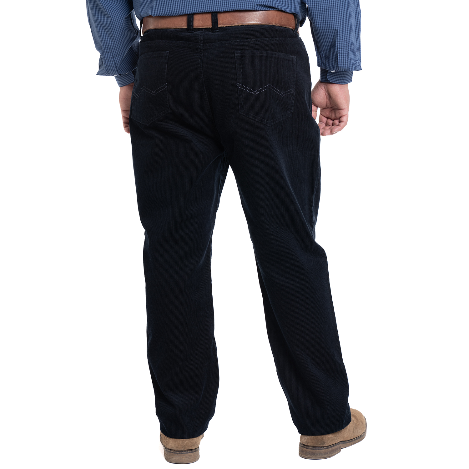 PANTALON COTELE 5 BOLSILLOS REGULAR FIT | AZUL MARINO - 2