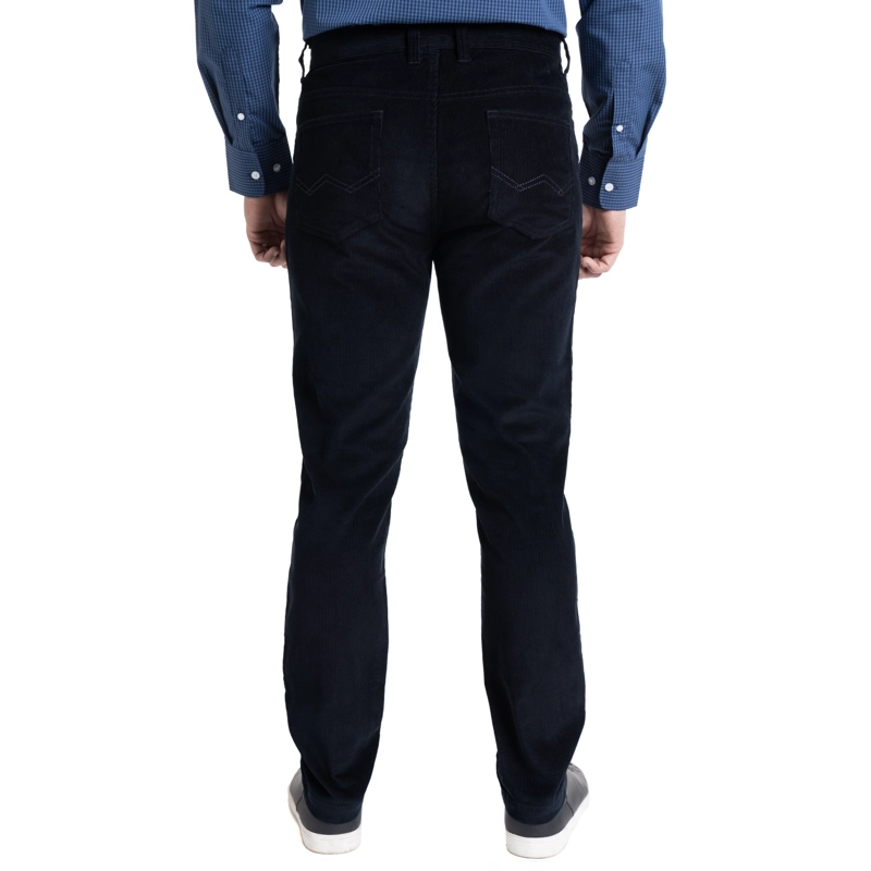 PANTALON COTELE 5 BOLSILLOS REGULAR FIT | AZUL MARINO - 2