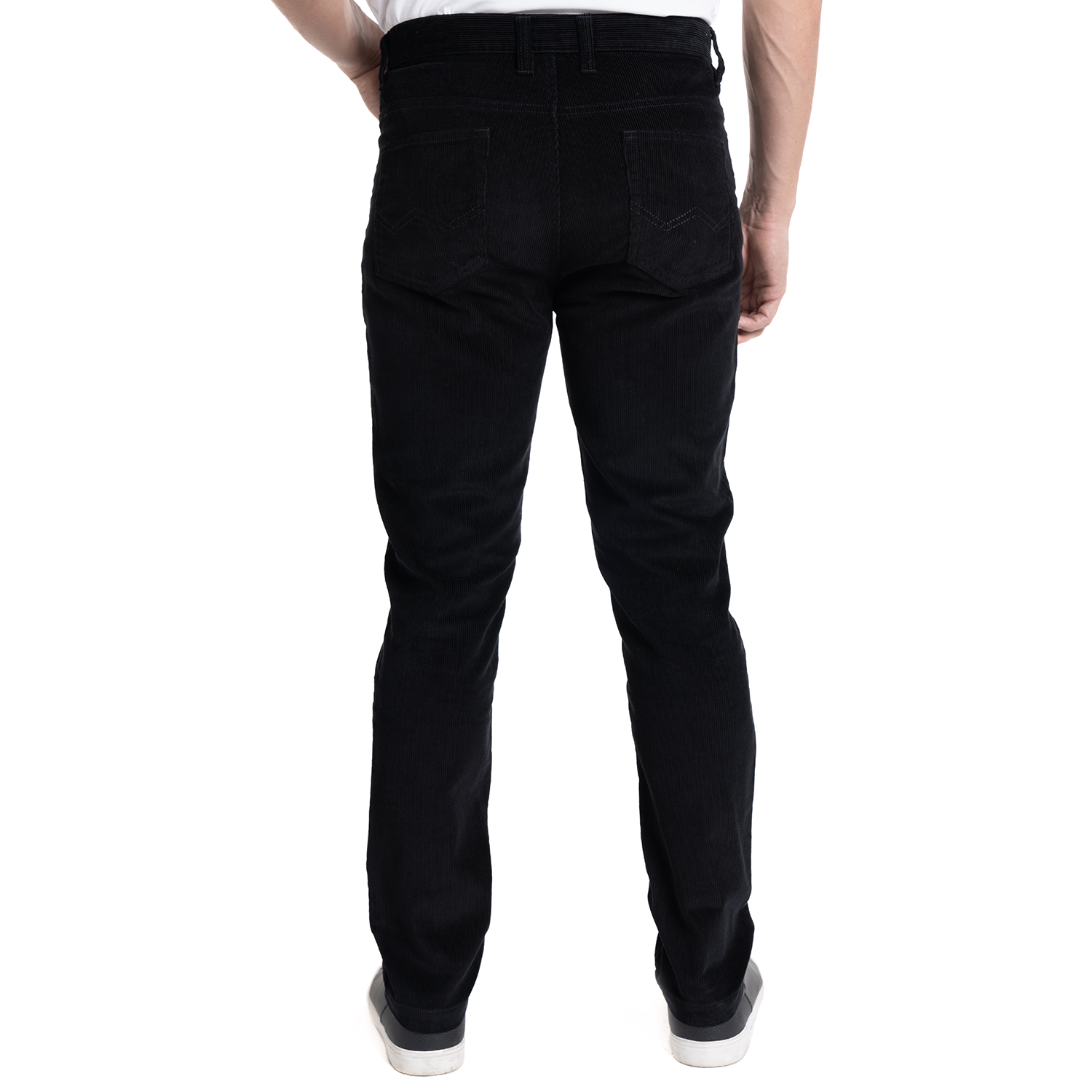 PANTALON COTELE 5 BOLSILLOS REGULAR FIT | GRIS OSCURO - 2