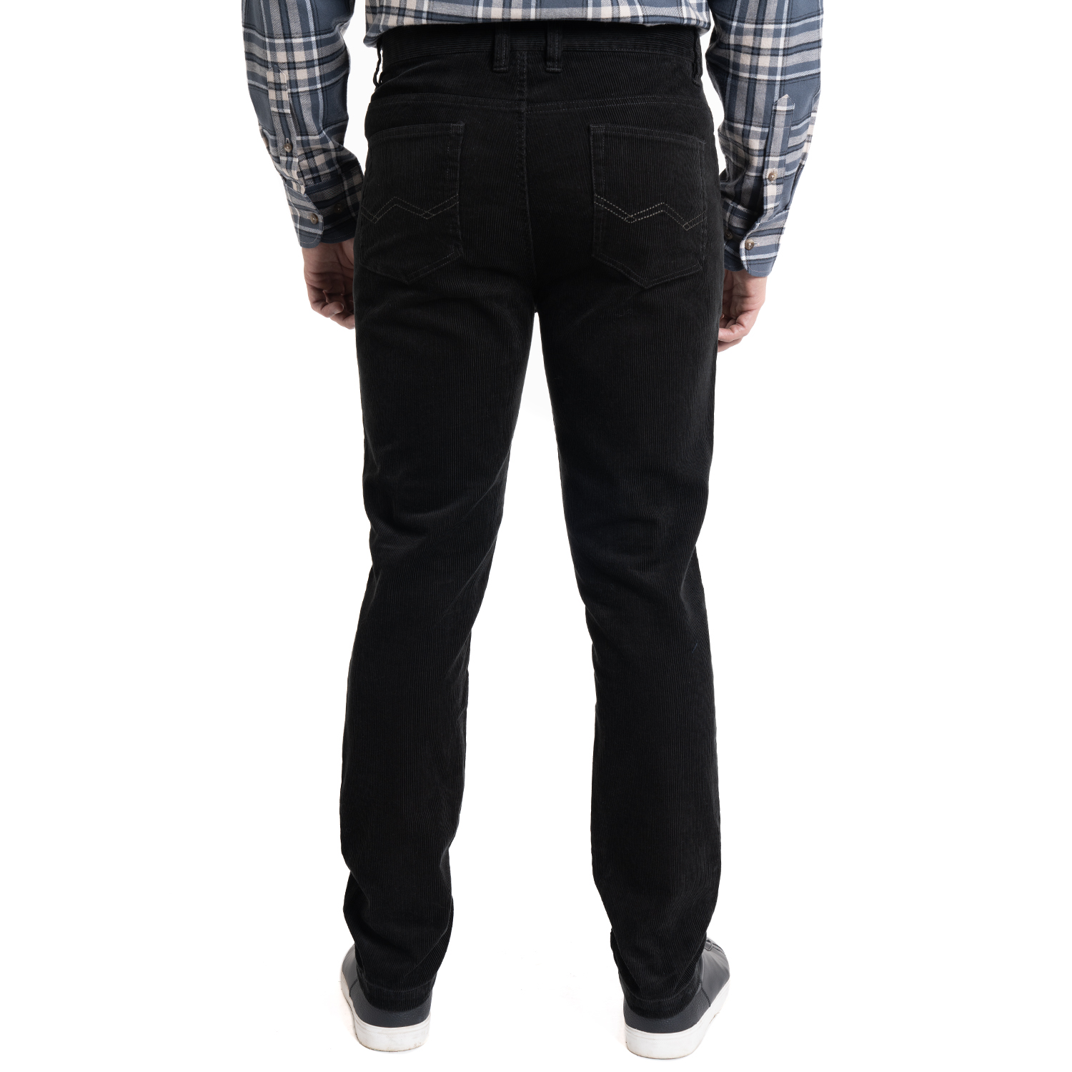 PANTALON COTELE 5 BOLSILLOS REGULAR FIT | VERDE - 1