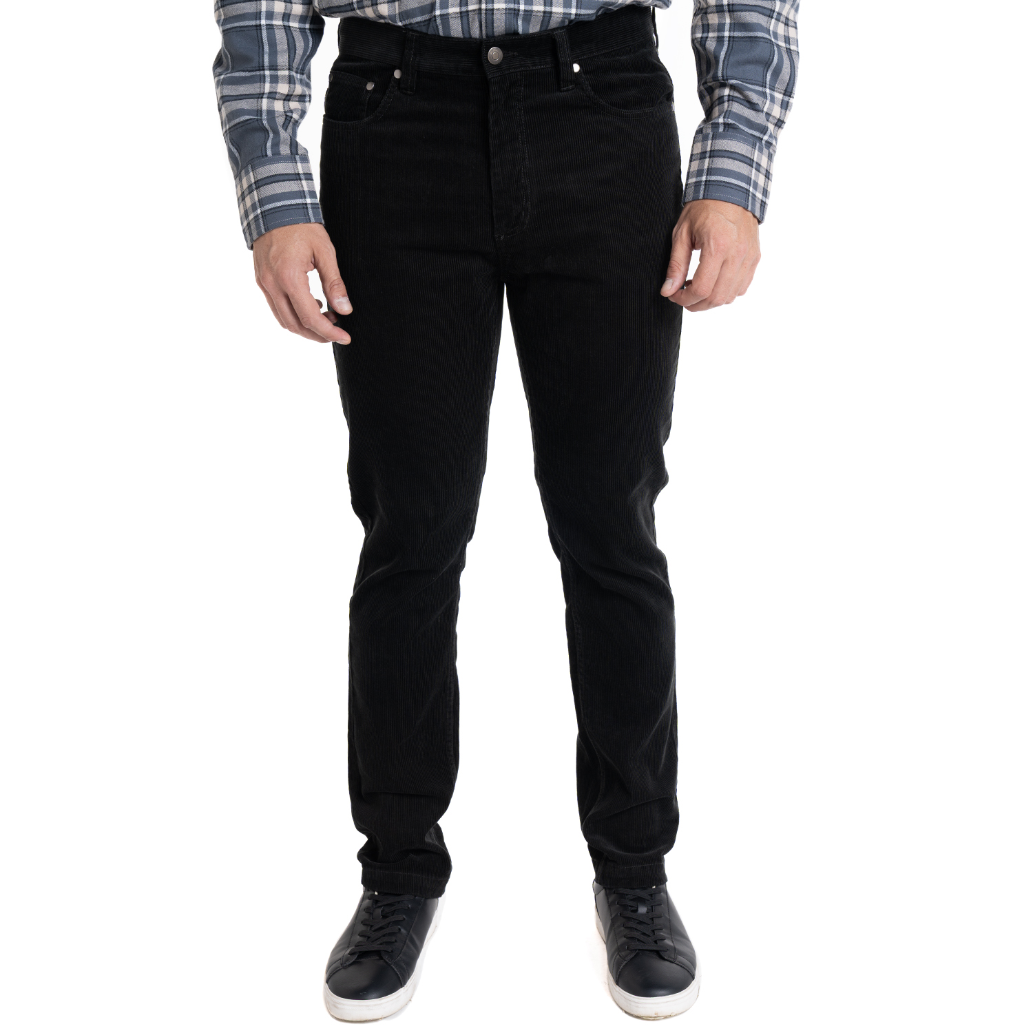 PANTALON COTELE 5 BOLSILLOS REGULAR FIT | VERDE - 2