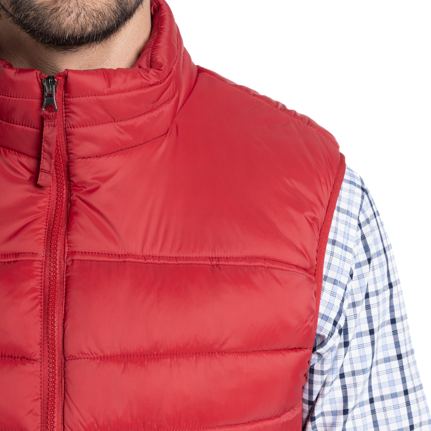 PARKA SIN MANGAS | EN COLOR ROJO - 3