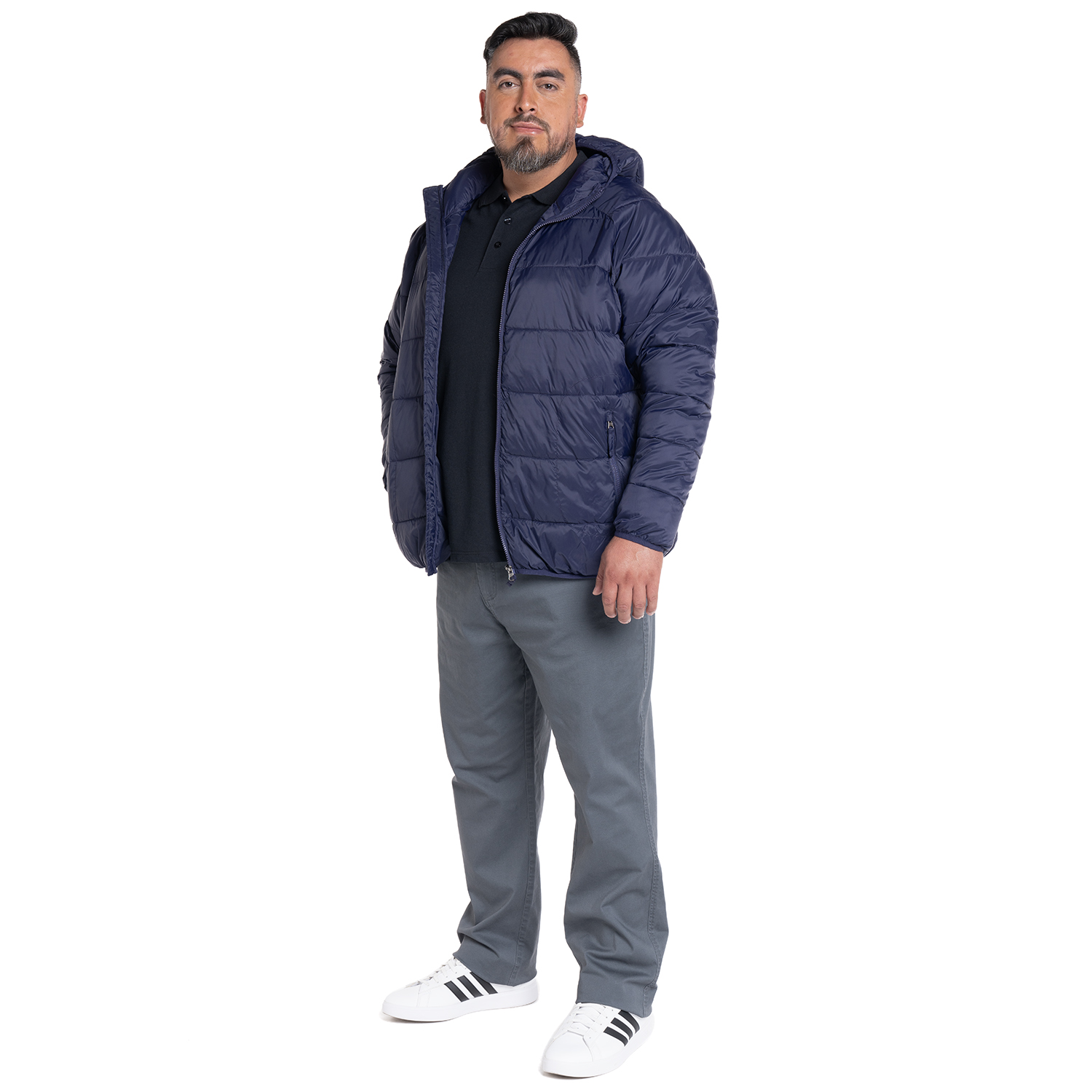 PARKA CON CAPUCHA | AZUL MARINO - 4