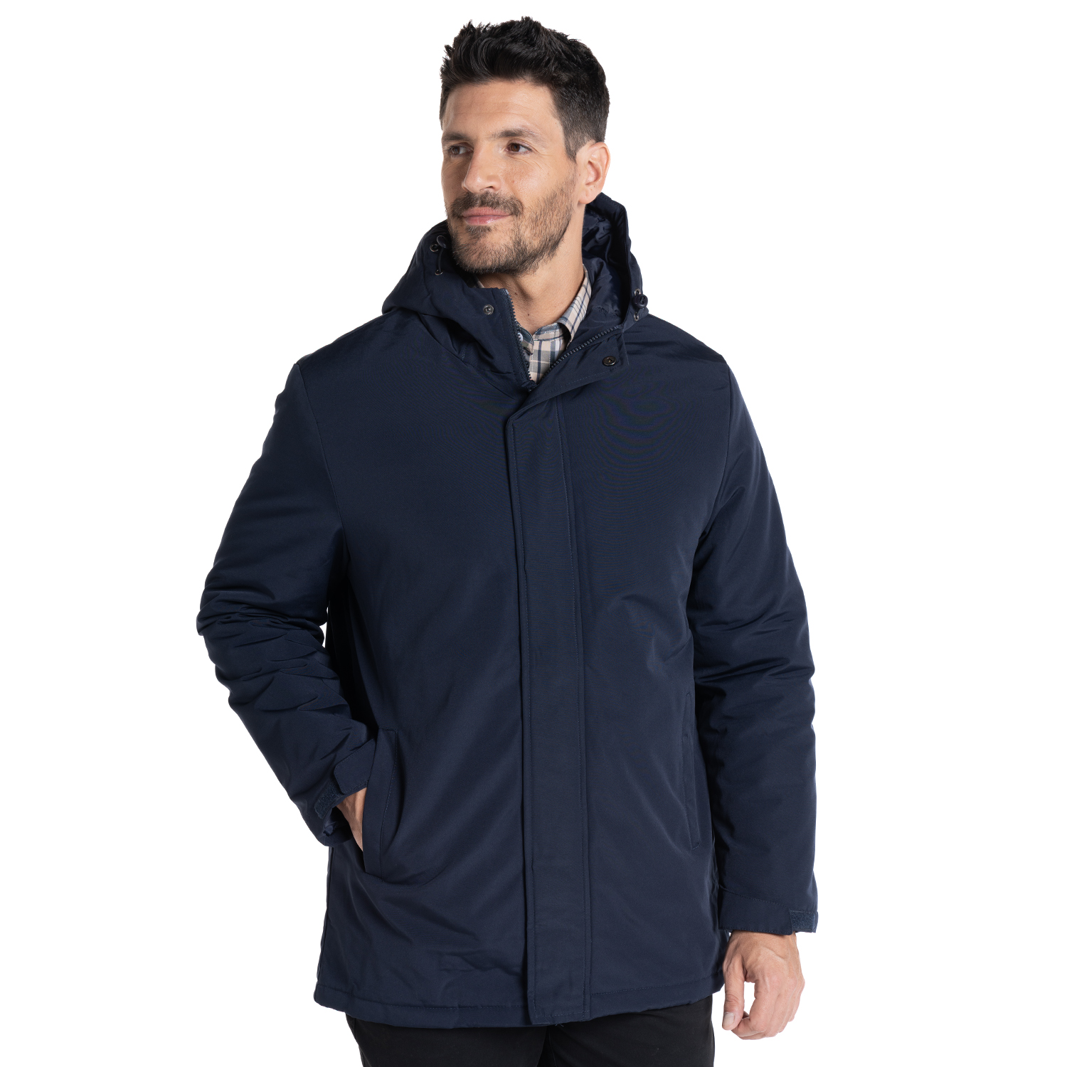 PARKA LARGA | AZUL MARINO - 1