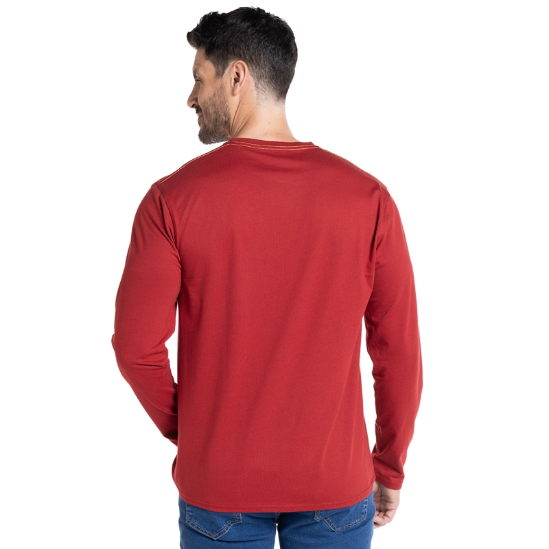 POLERA MANGA LARGA JERSEY ESTAMPADO FRONT | BURDEO - 2