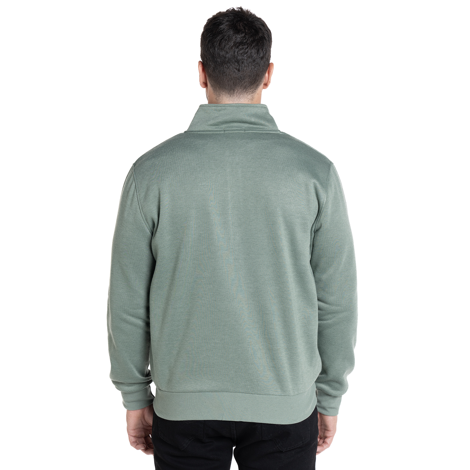 POLERON CUELLO ALTO SIN CAPUCHA | VERDE - 2
