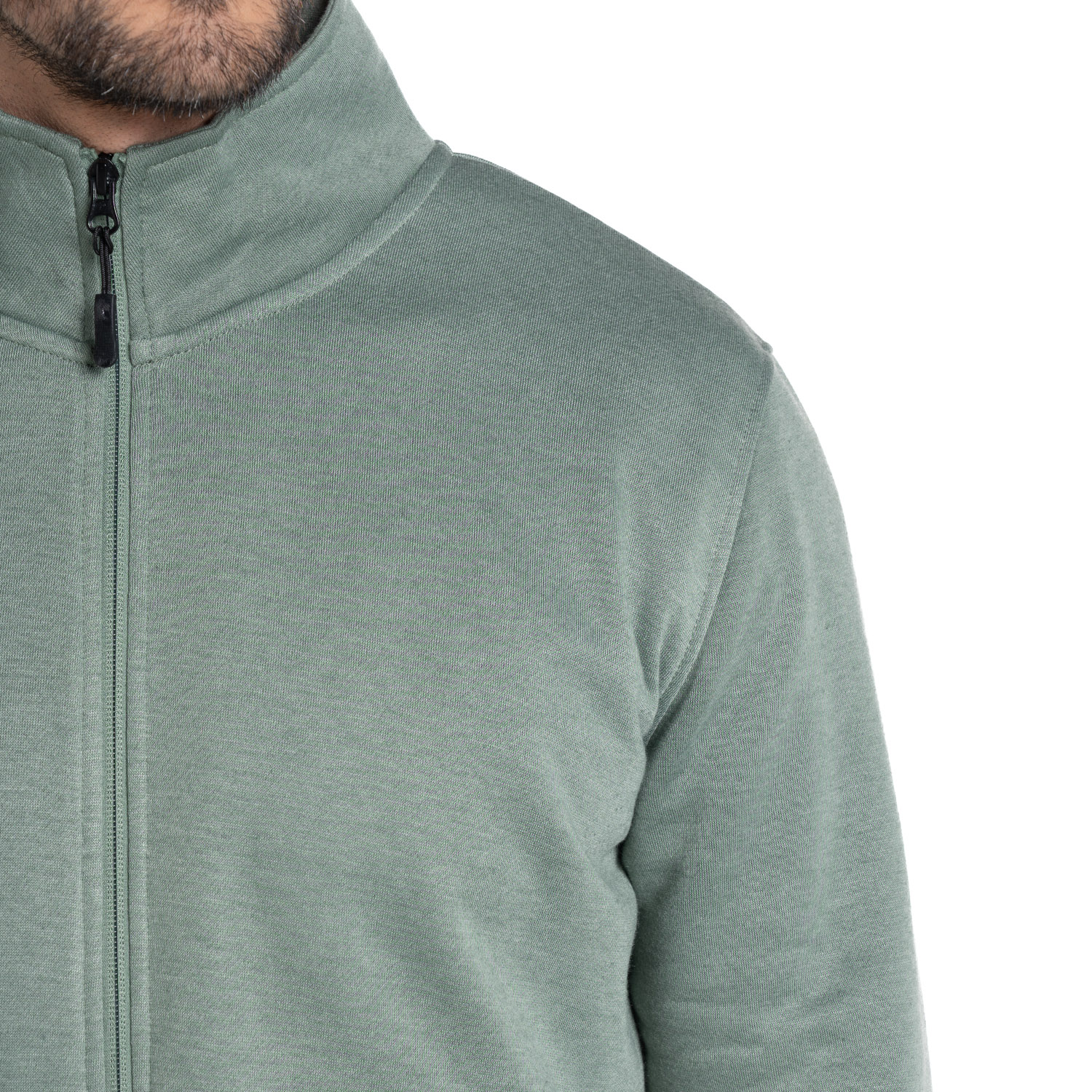 POLERON CUELLO ALTO SIN CAPUCHA | VERDE - 3