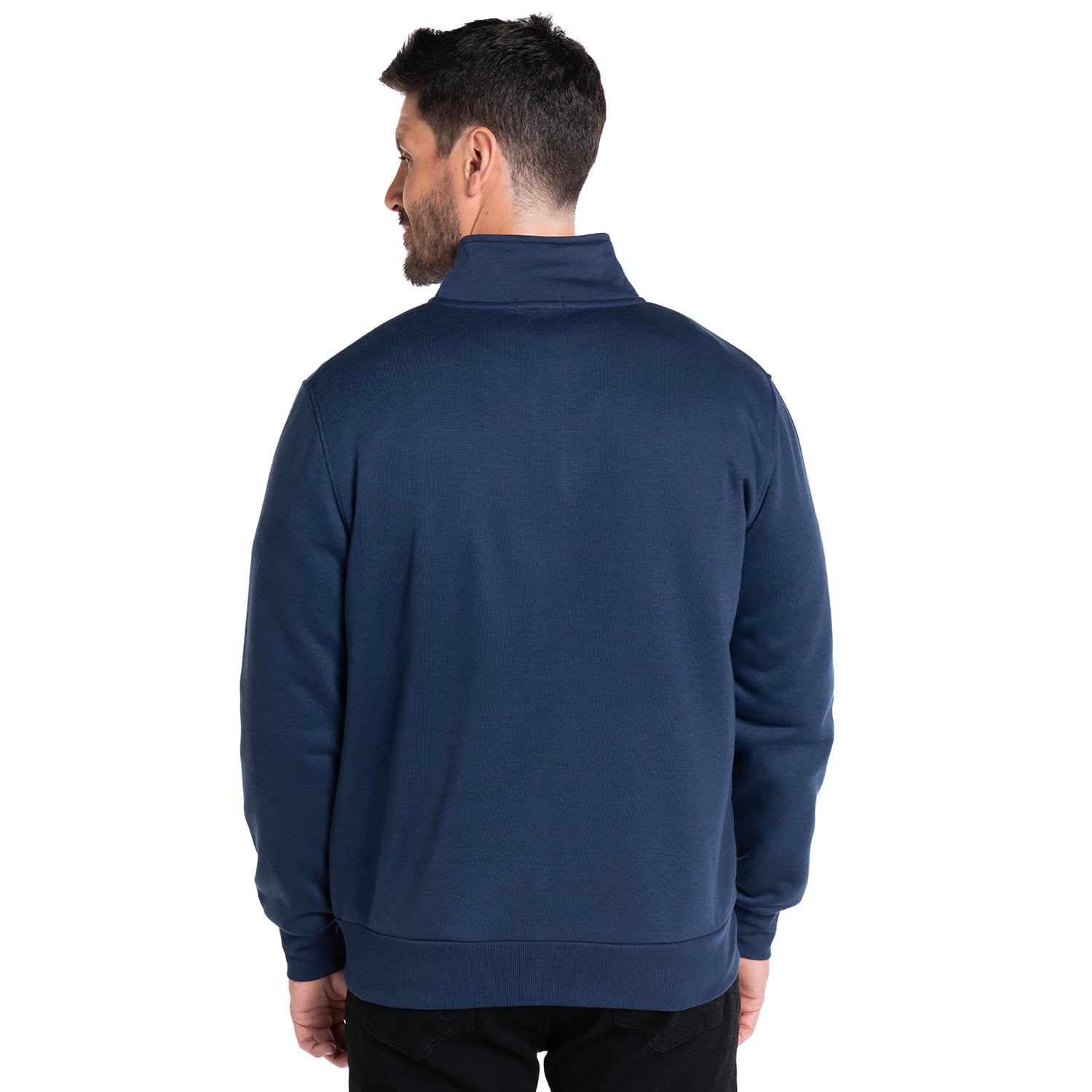 POLERON CUELLO ALTO SIN CAPUCHA | AZUL - 2