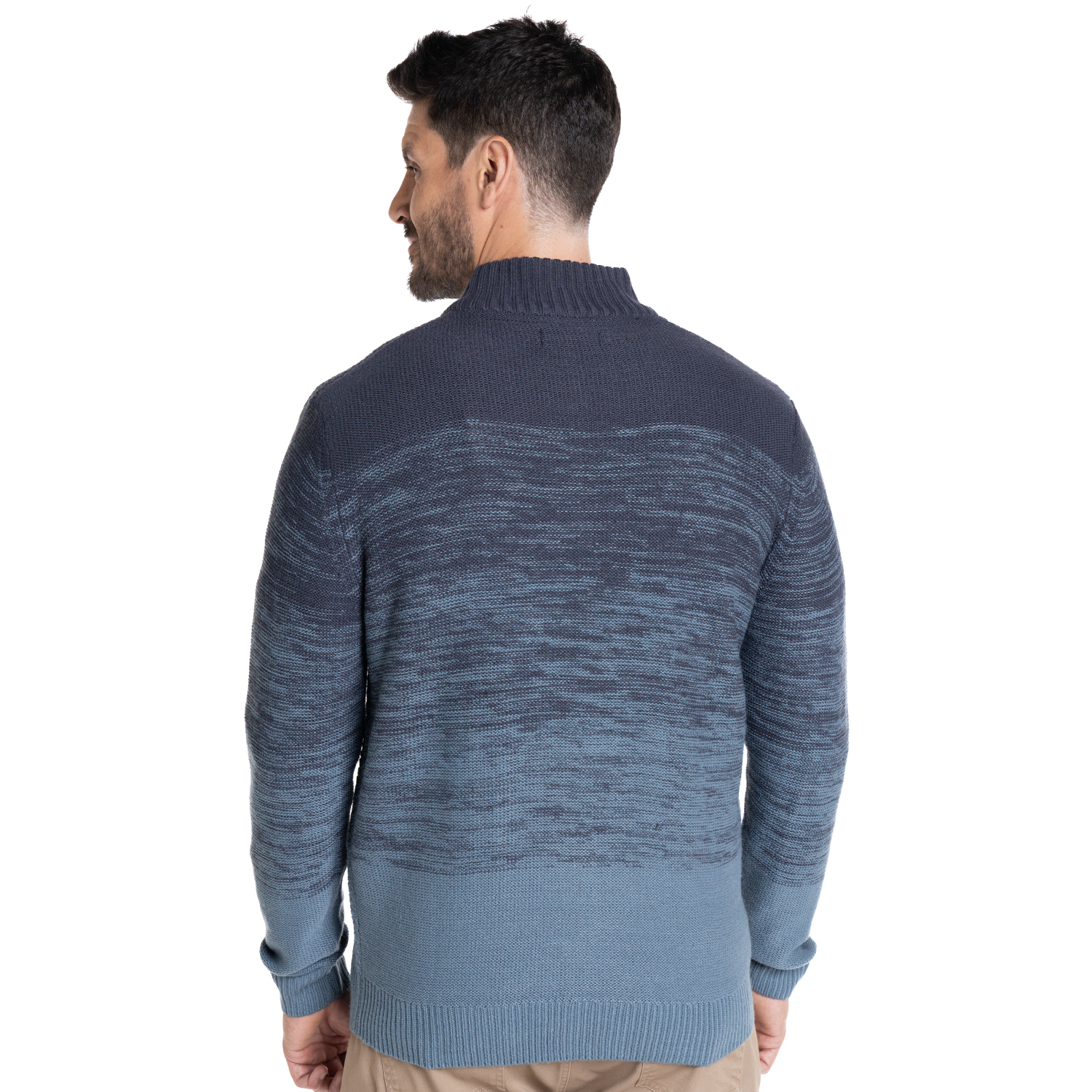 SWEATER FULL ZIPPER | AZUL - 2