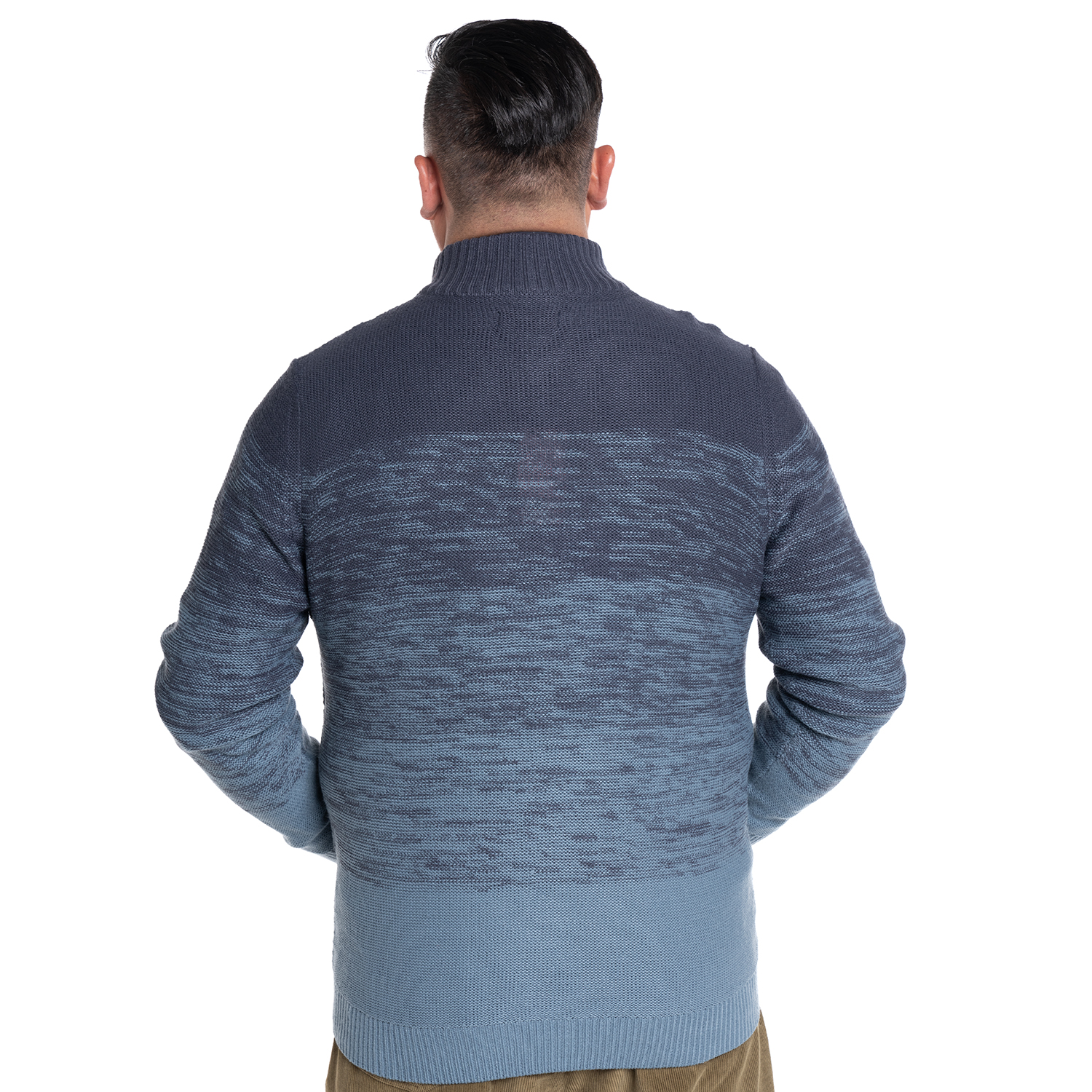 SWEATER FULL ZIPPER | AZUL - 2
