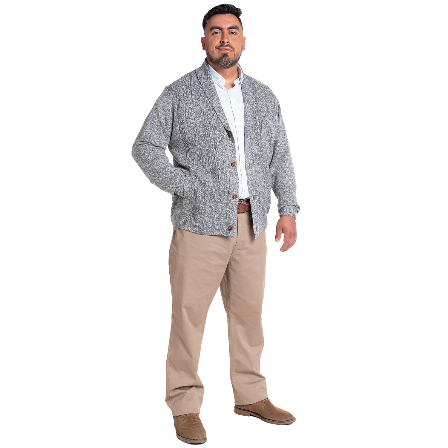 SWEATER CARDIGAN | GRIS - 4