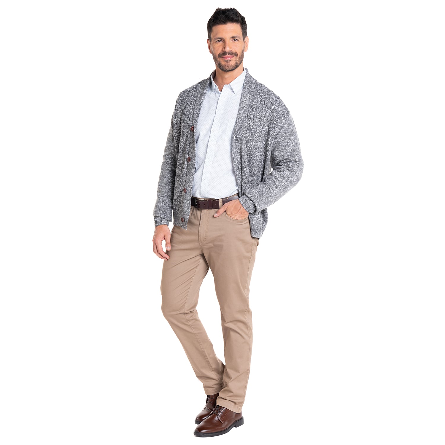 SWEATER CARDIGAN | GRIS - 4