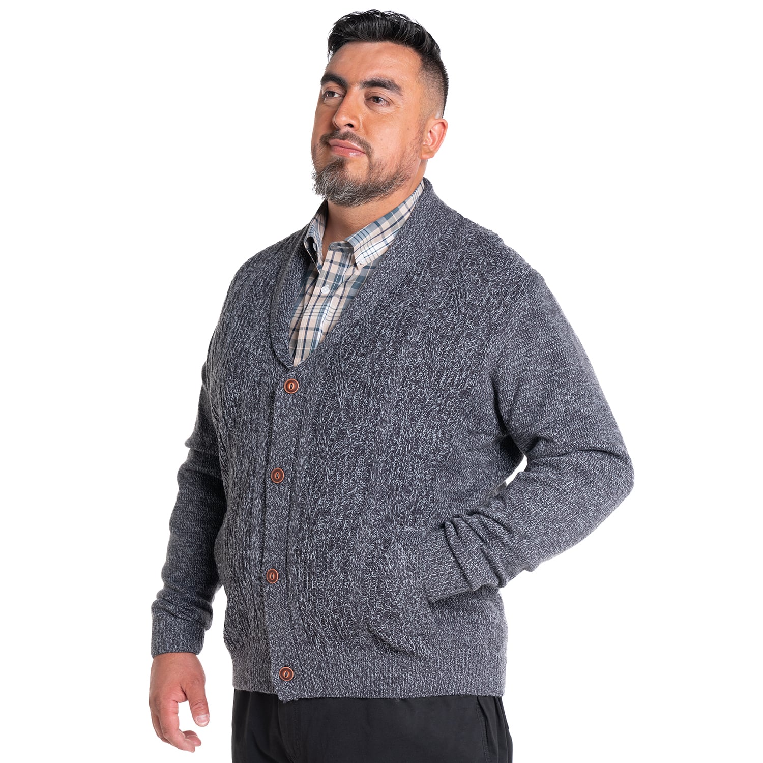 SWEATER CARDIGAN | EN COLOR NEGRO - 1