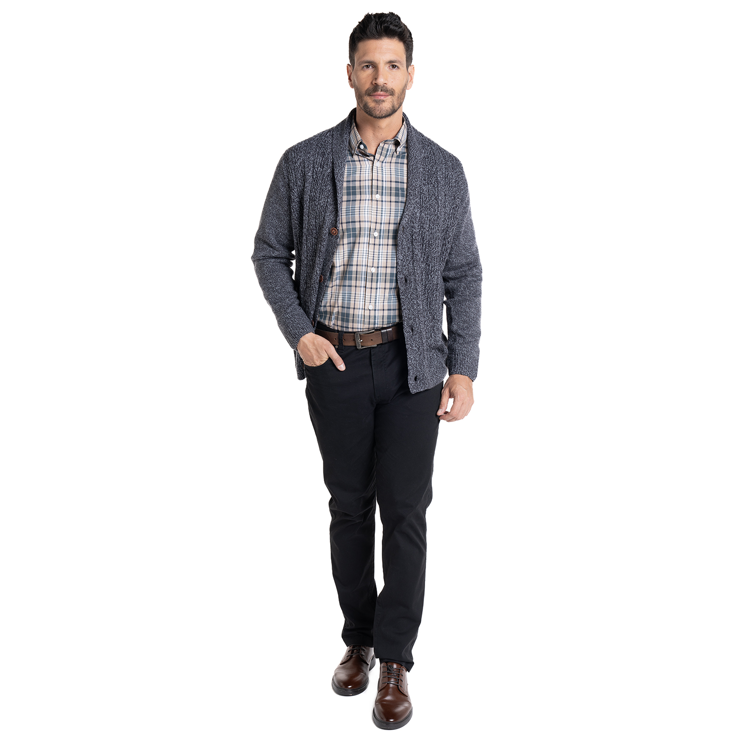 SWEATER CARDIGAN | EN COLOR NEGRO - 2