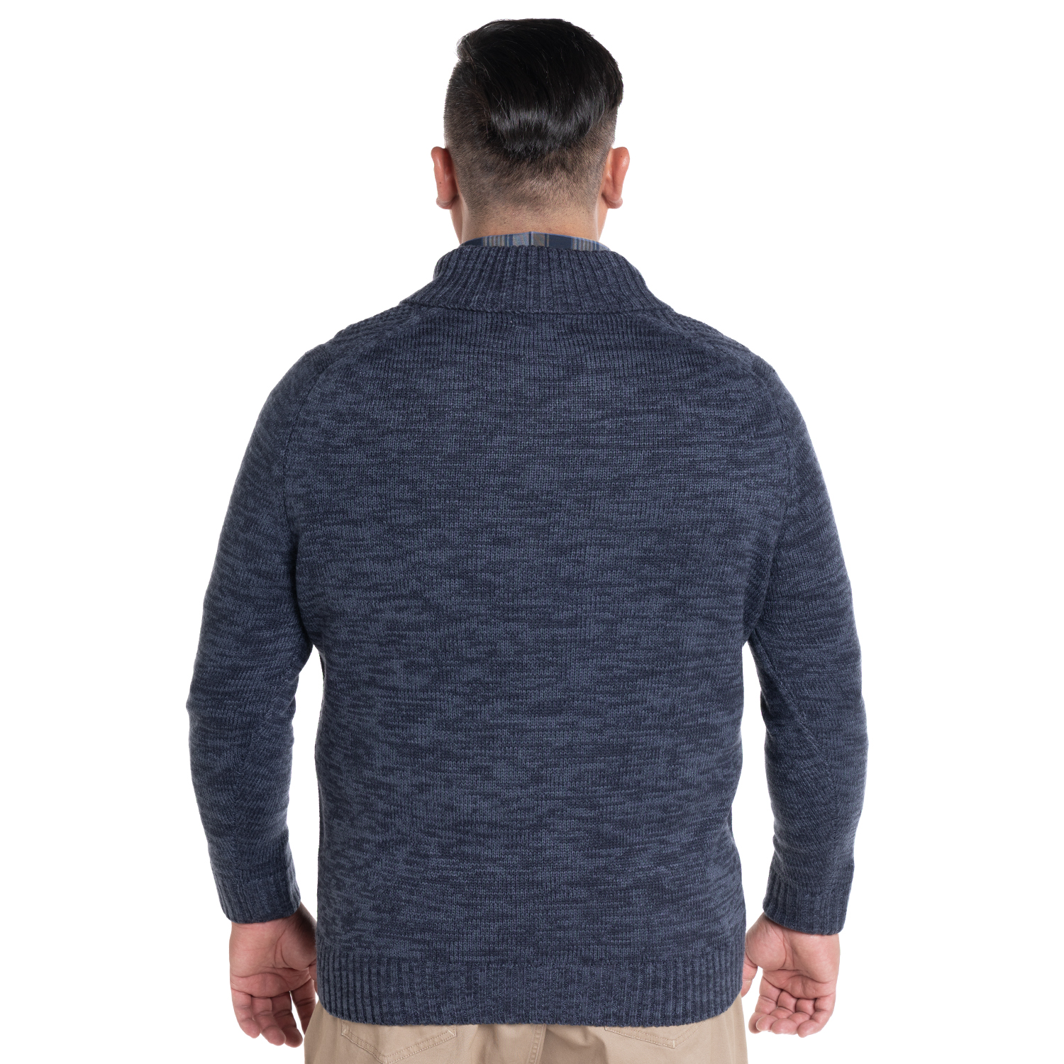 SWEATER CUELLO CRUZADO | AZUL MARINO - 2