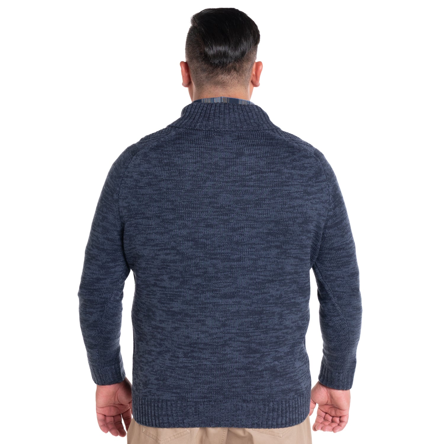SWEATER CUELLO CRUZADO | AZUL MARINO - 2