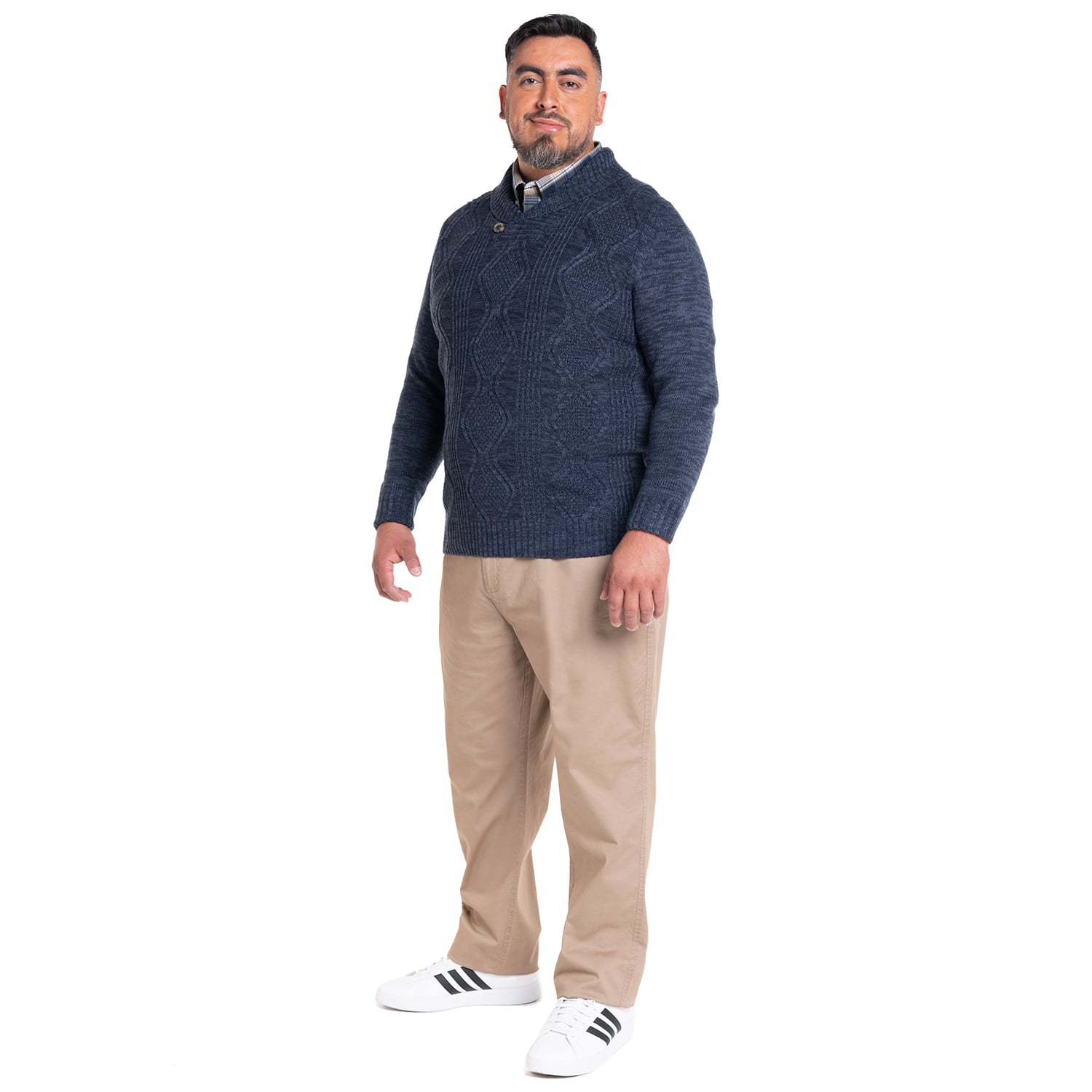 SWEATER CUELLO CRUZADO | AZUL MARINO - 4