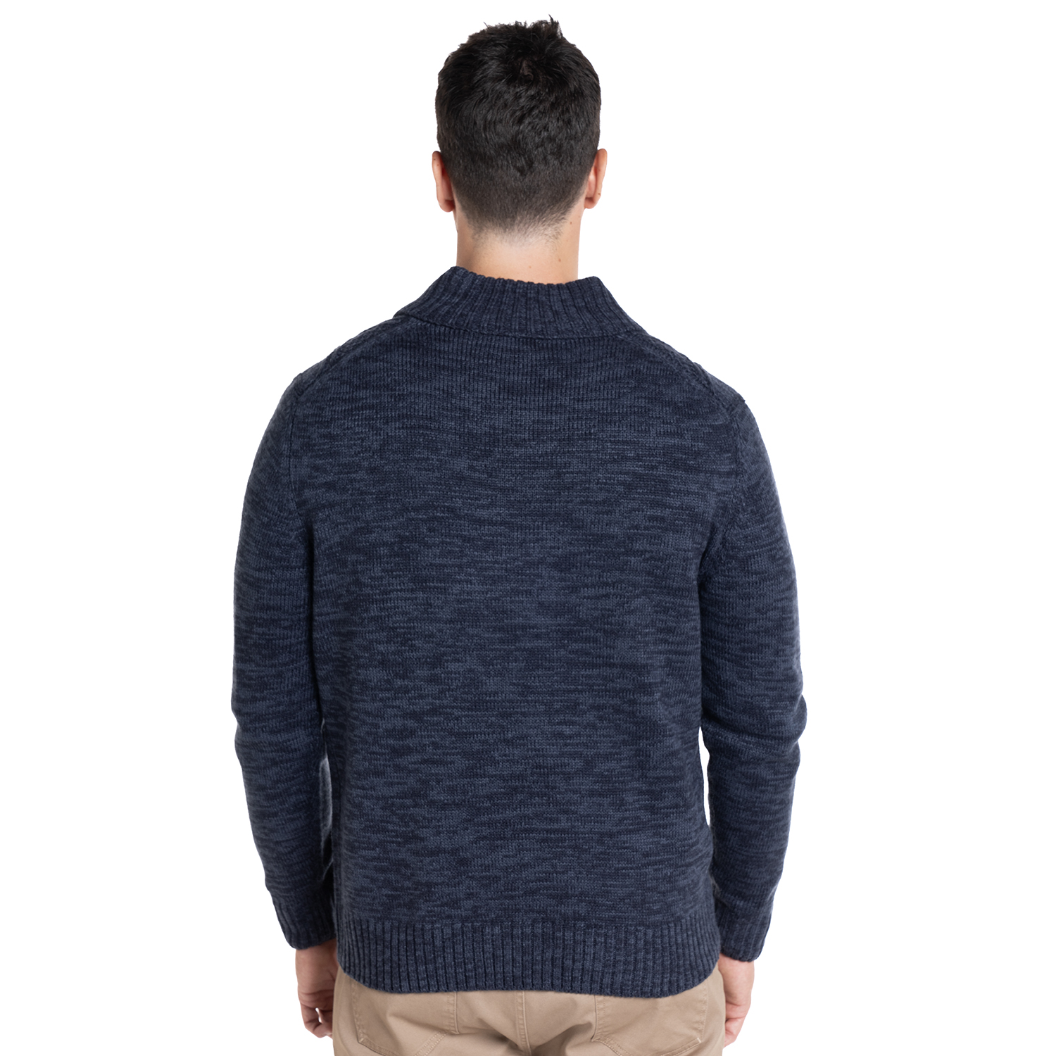 SWEATER CUELLO CRUZADO | AZUL MARINO - 2