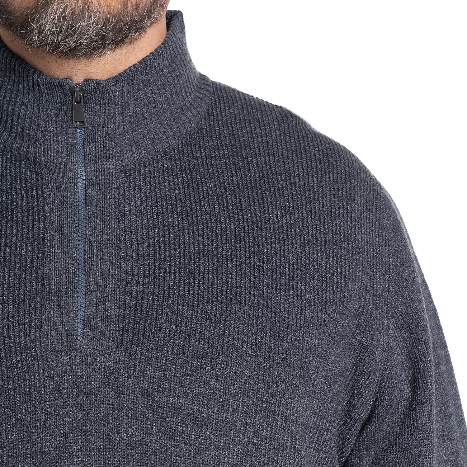 SWEATER HALF ZIPPER | AZUL MARINO - 3