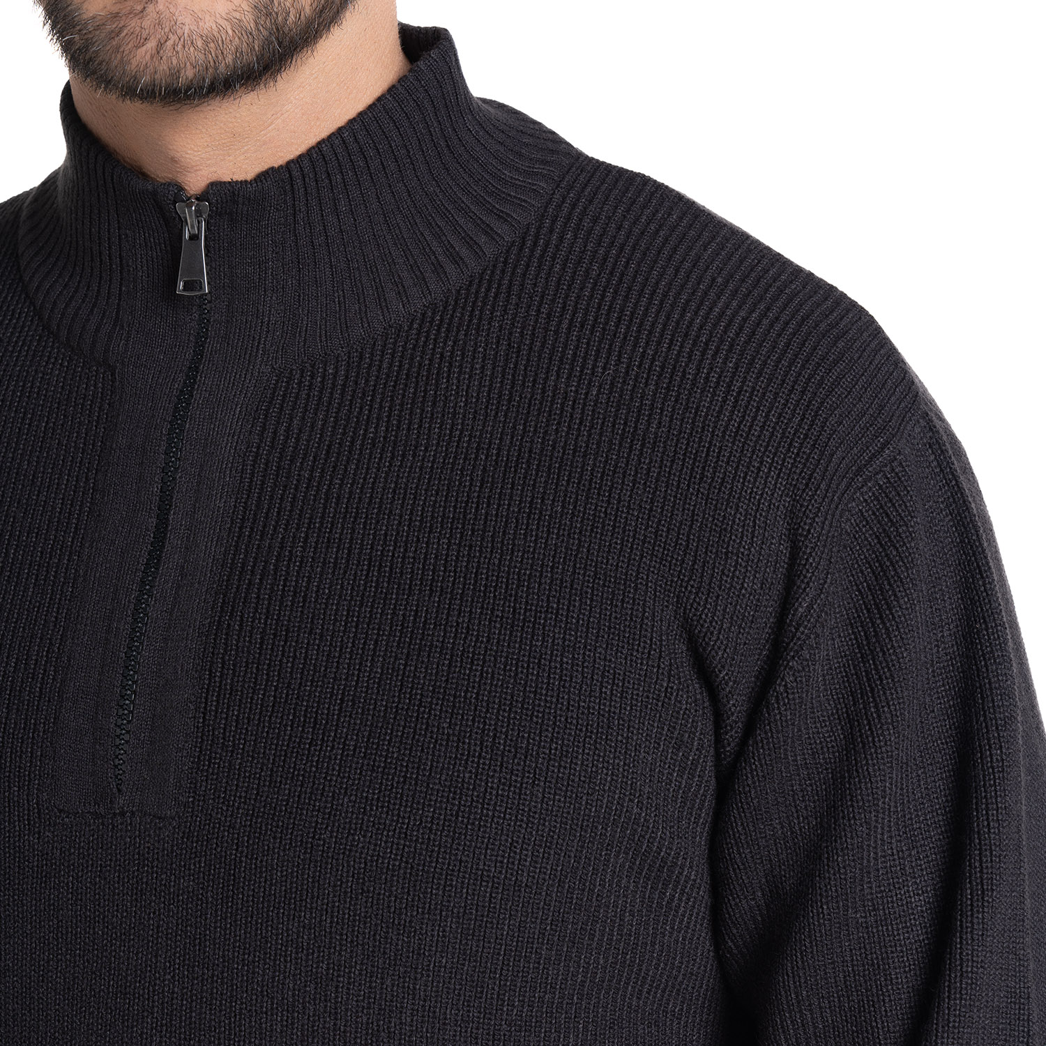 SWEATER HALF ZIPPER | GRIS - 3