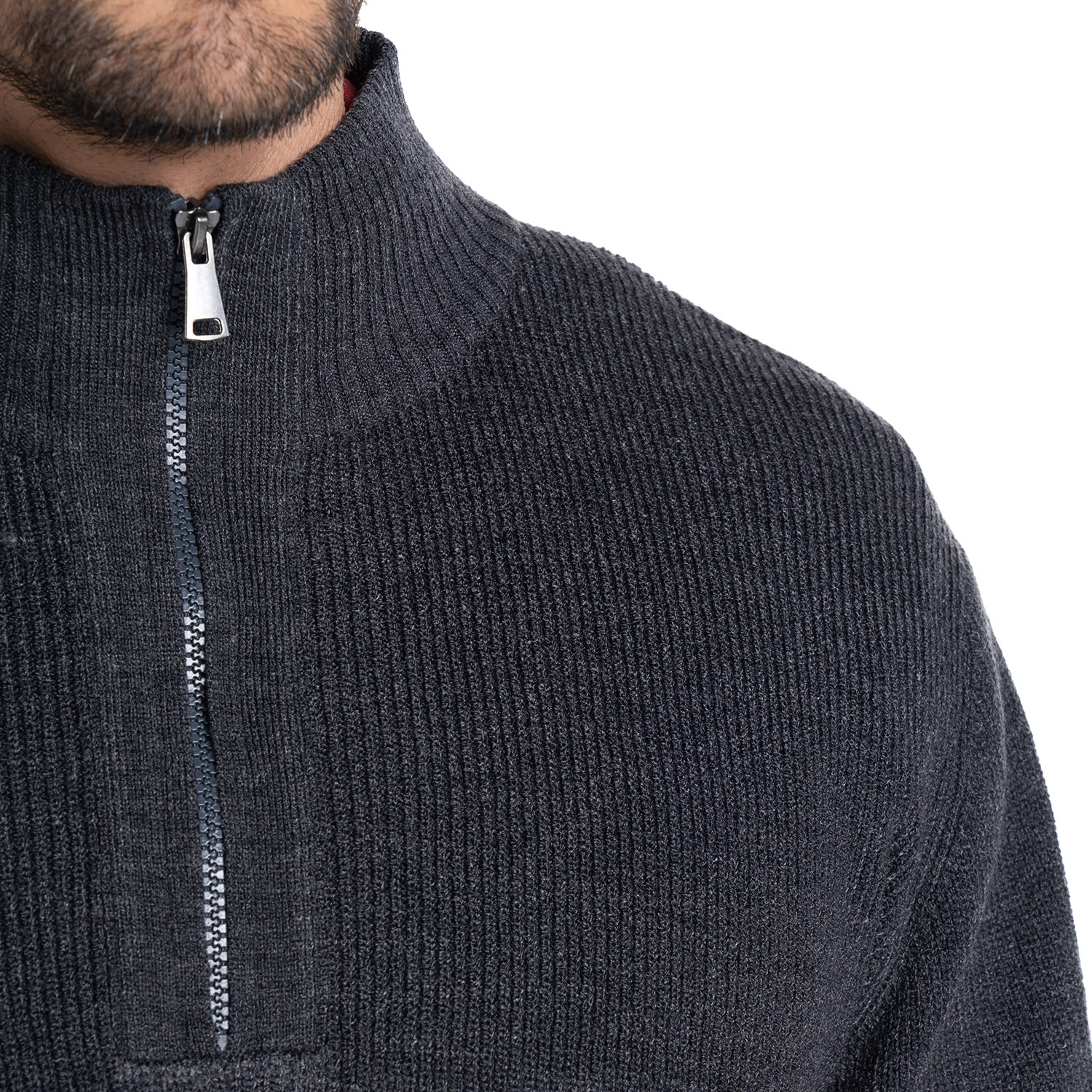 SWEATER HALF ZIPPER | AZUL MARINO - 3