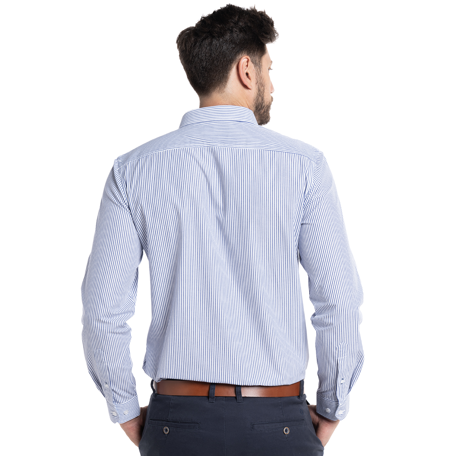 CAMISA TREVIRA LISTADA BILBAO | AZUL PETRÓLEO - 2