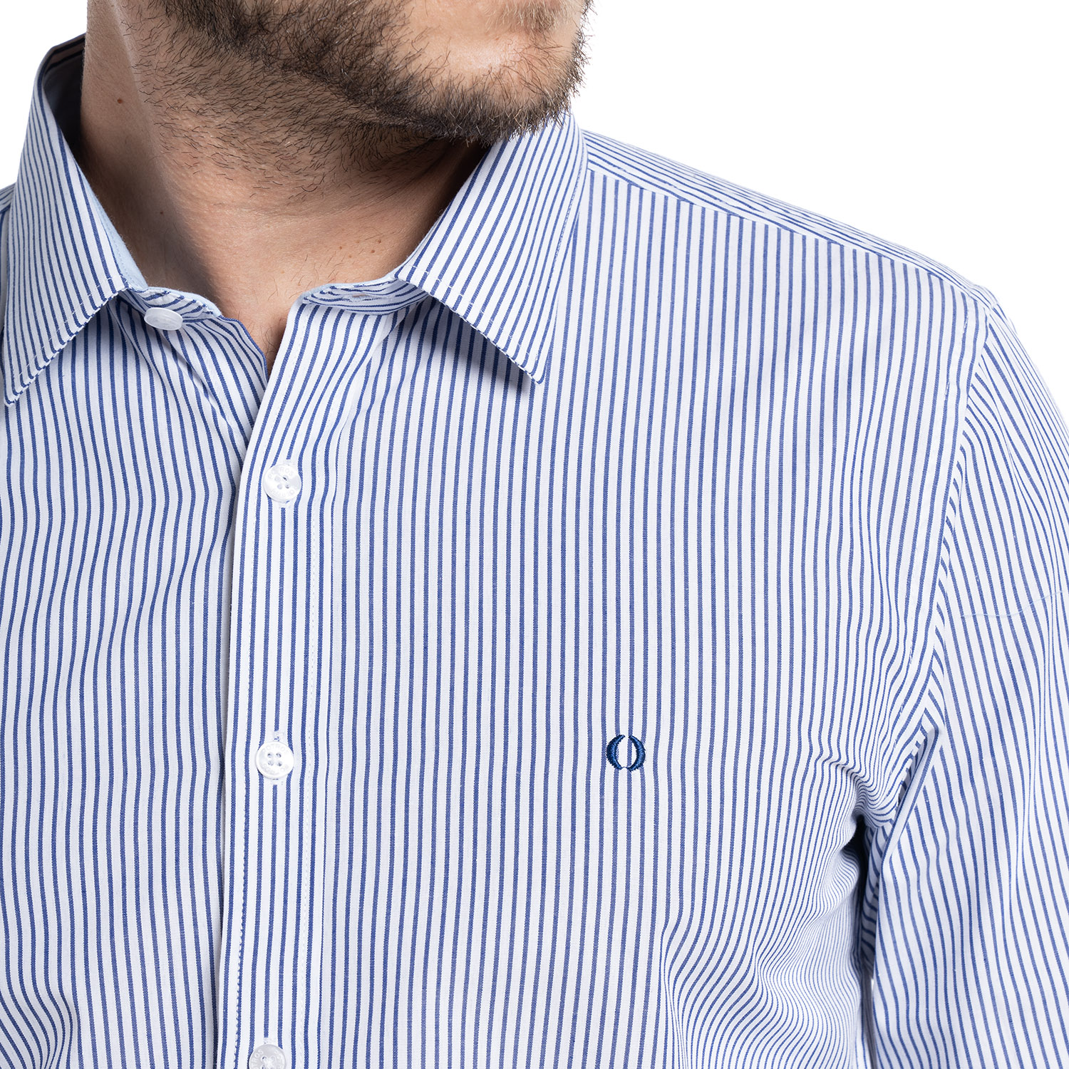 CAMISA TREVIRA LISTADA BILBAO | AZUL PETRÓLEO - 3