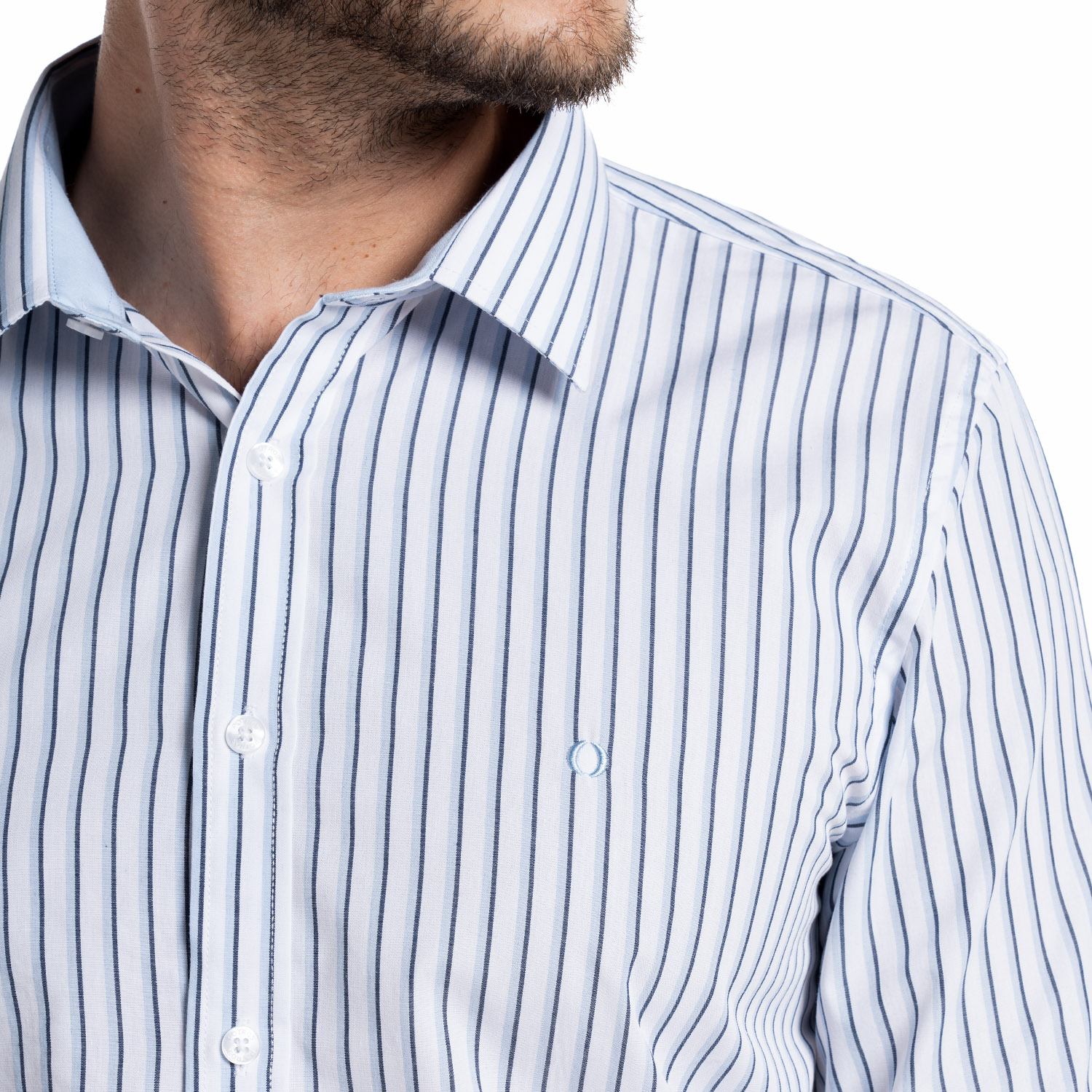 CAMISA TREVIRA LISTADA BILBAO | AZUL CLARO - 3