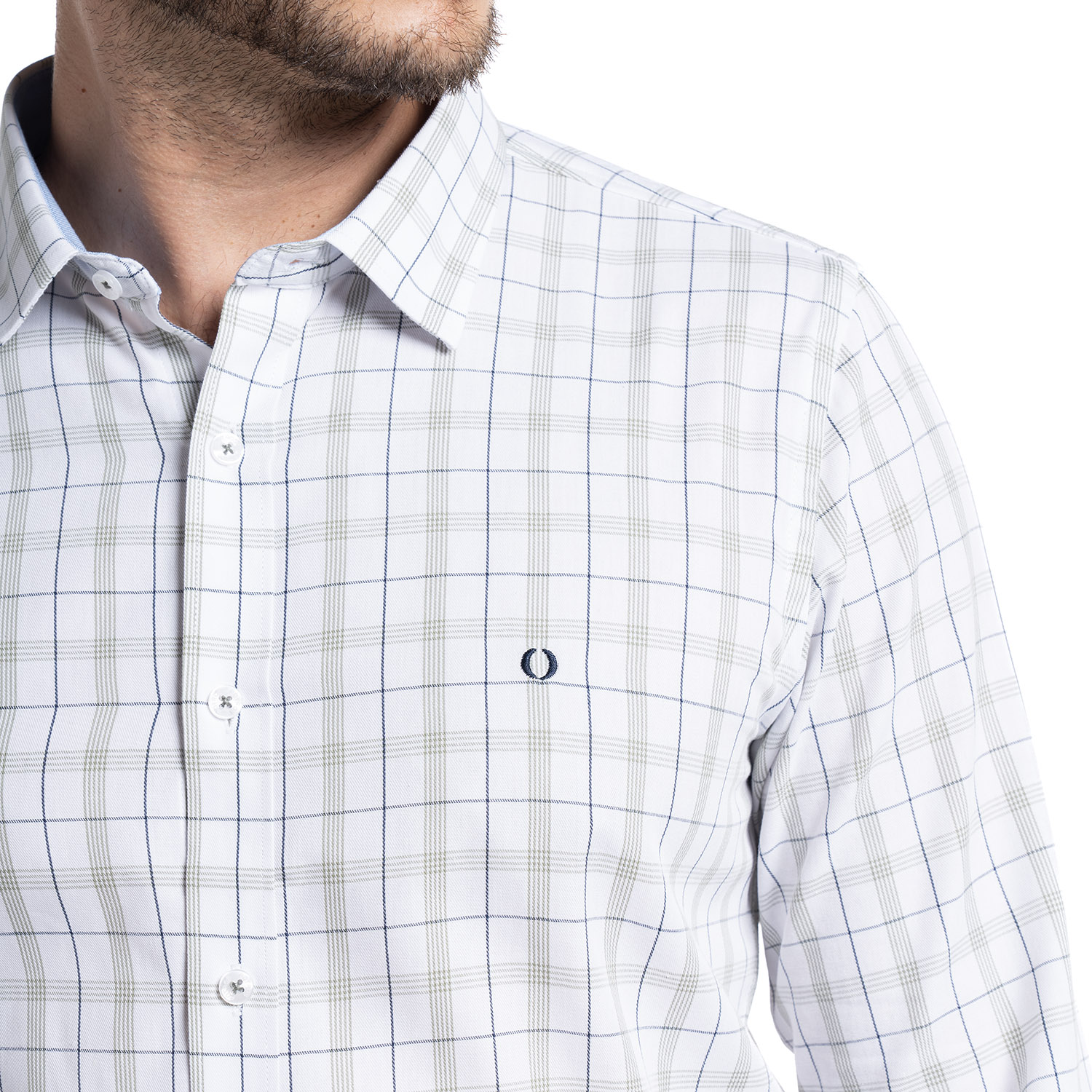 CAMISA TREVIRA CUADROS TOLEDO | BLANCO - 3