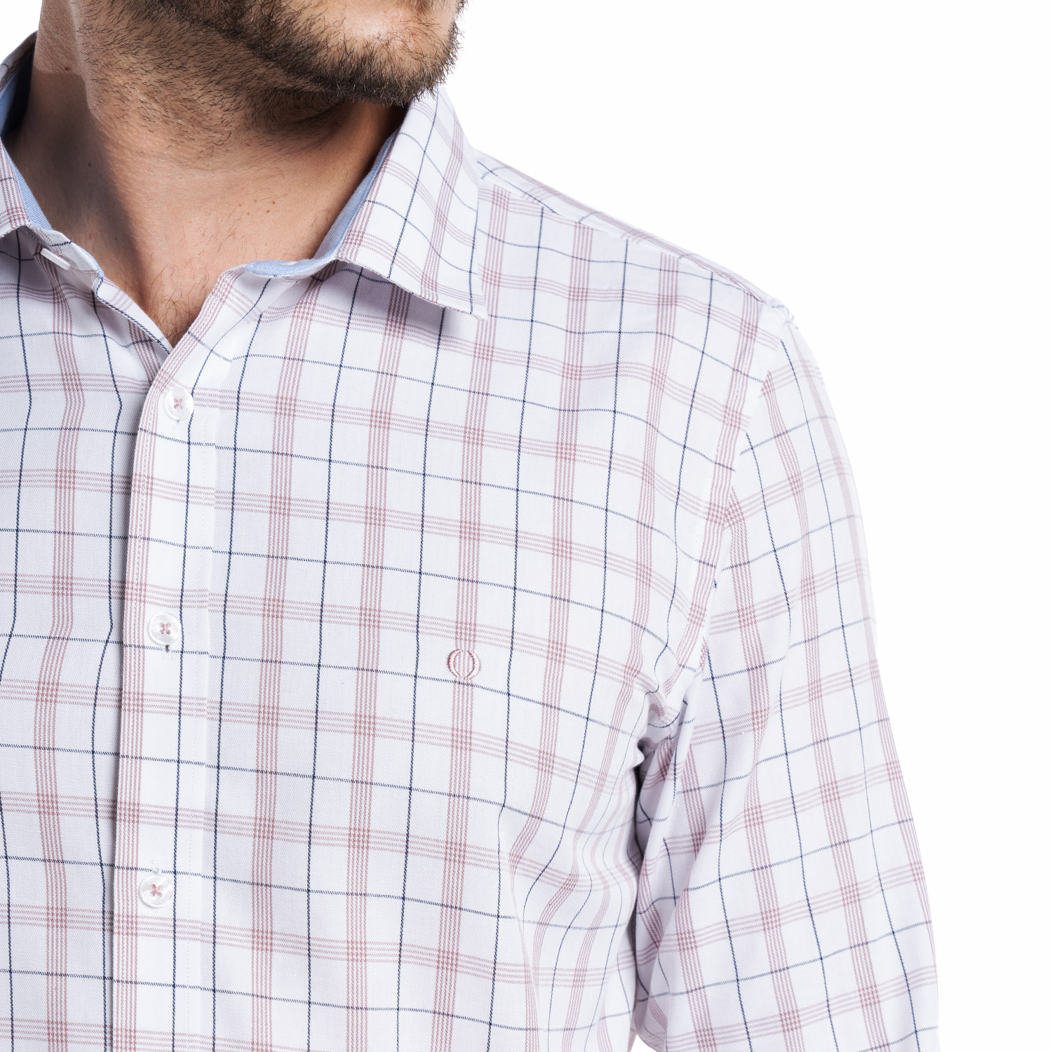 CAMISA TREVIRA CUADROS TOLEDO | PALO ROSA - 3