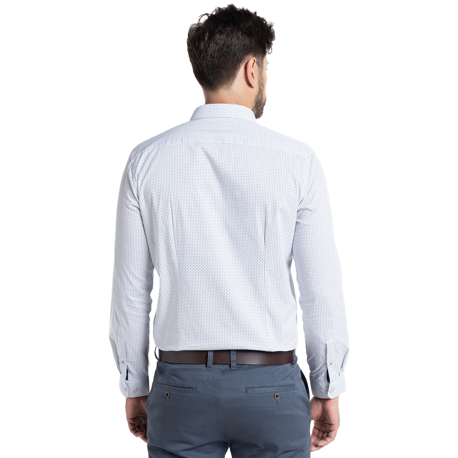 CAMISA TREVIRA ESTAMPADA SEVILLA | BLANCO - 2