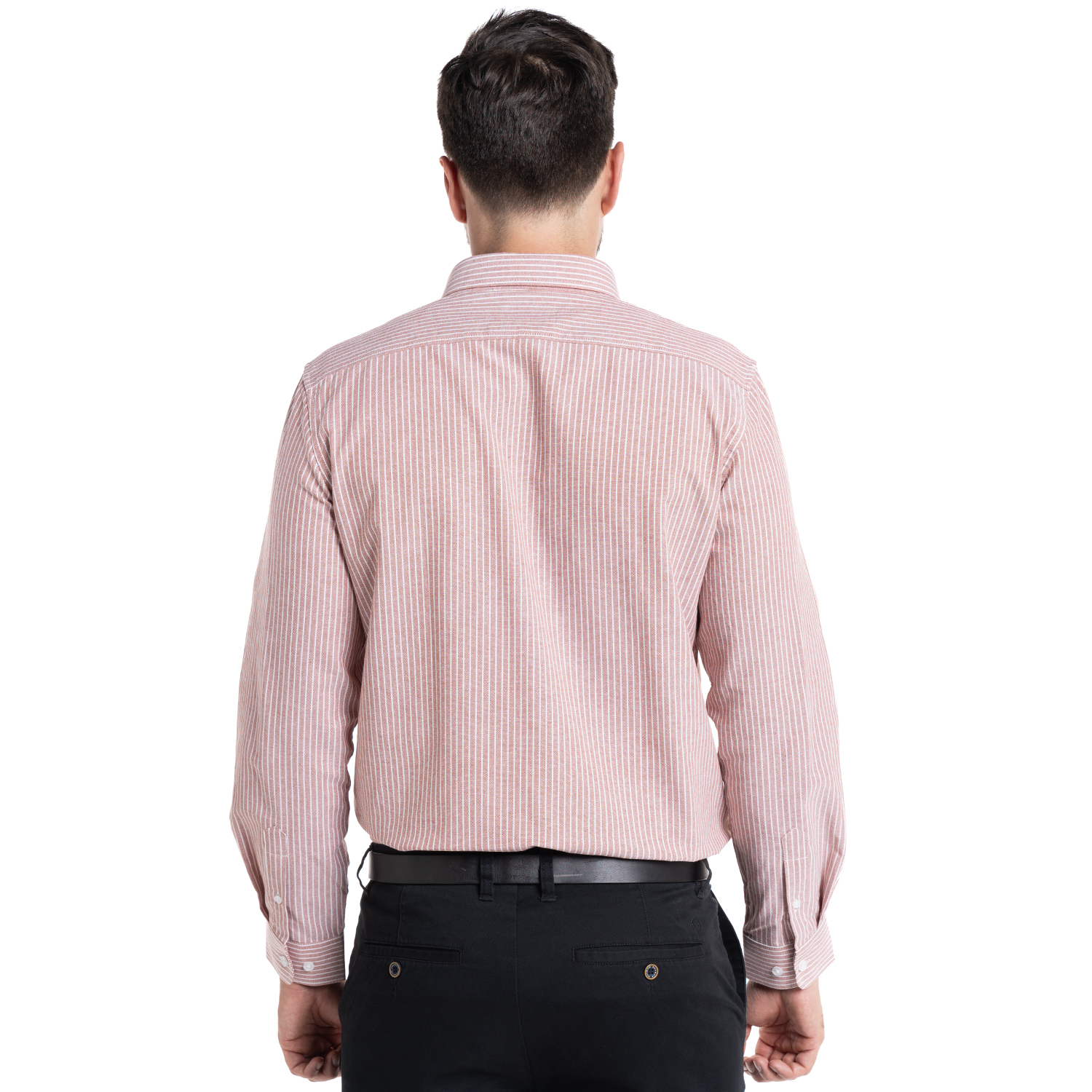 CAMISA OXFORD LISTADA BERGEN | SALMÓN - 2