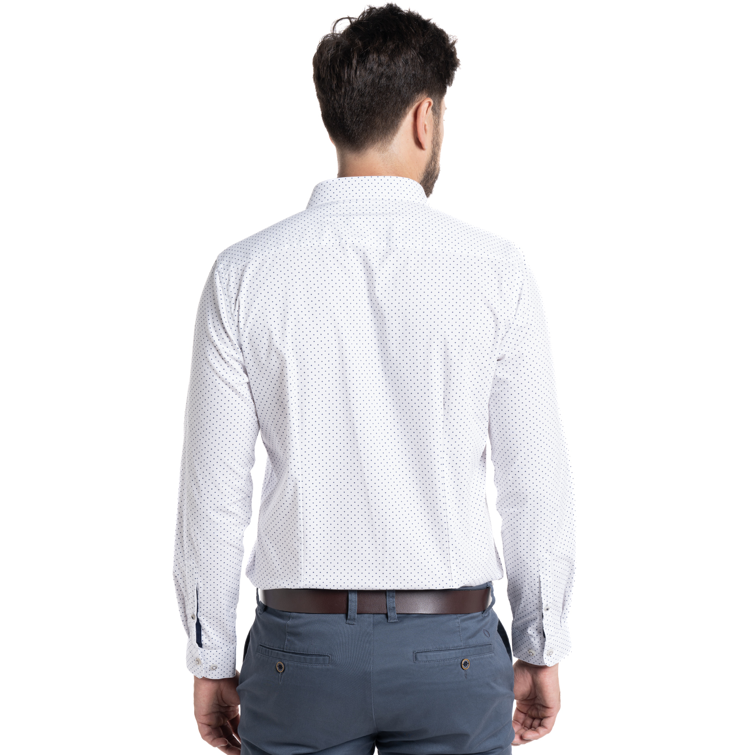 CAMISA TREVIRA ESTAMPADA SEVILLA | CELESTE - 2