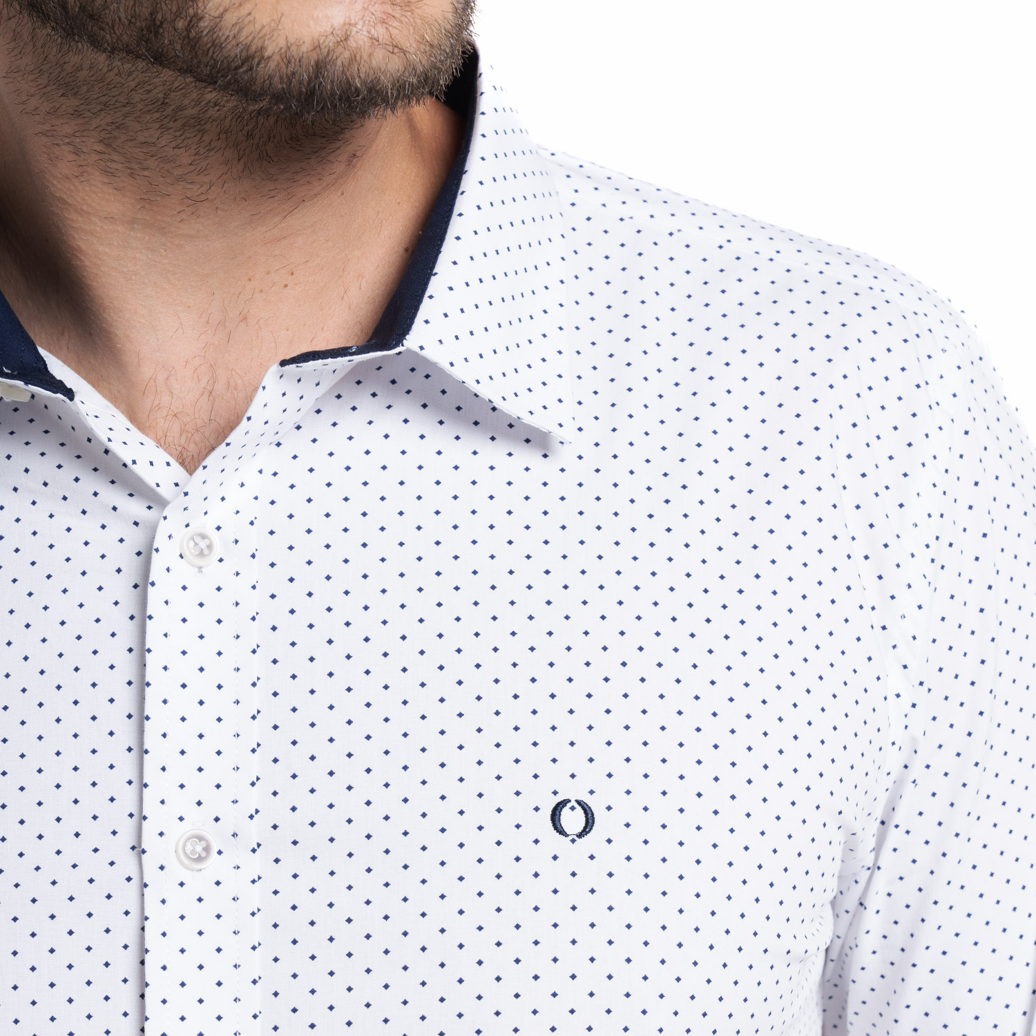 CAMISA TREVIRA ESTAMPADA SEVILLA | AZUL - 5