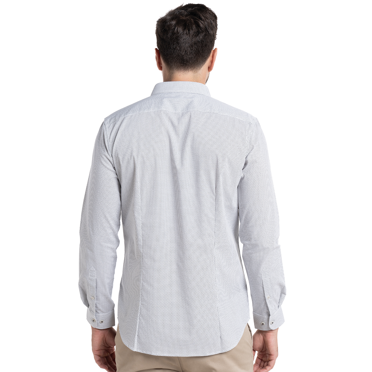 CAMISA TREVIRA ESTAMPADA SEVILLA | GRIS CLARO - 2