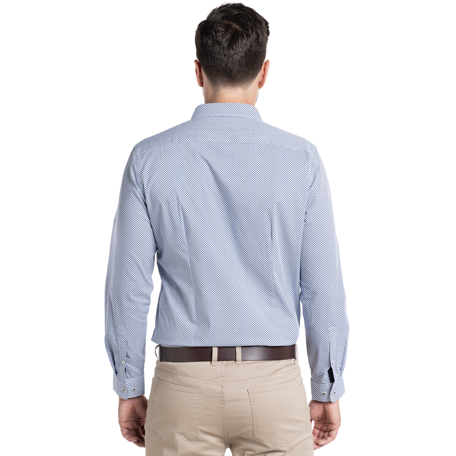 CAMISA TREVIRA ESTAMPADA SEVILLA | AZUL PETRÓLEO - 2