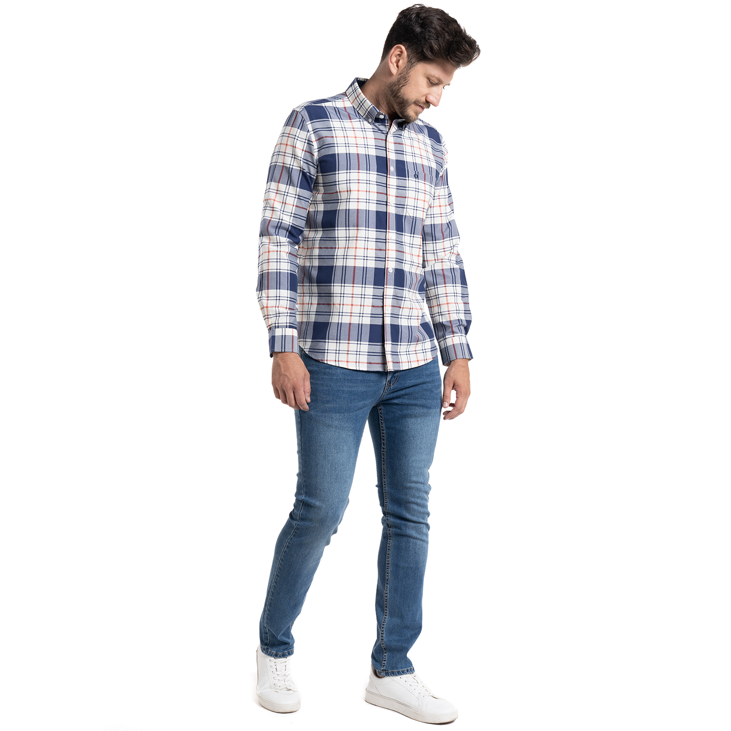 CAMISA OXFORD CUADROS LEÓN | VERDE CLARO - 4