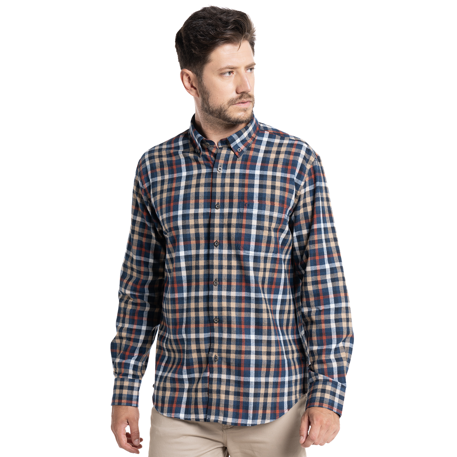 CAMISA VILLELA ALCALÁ | NARANJA - 1