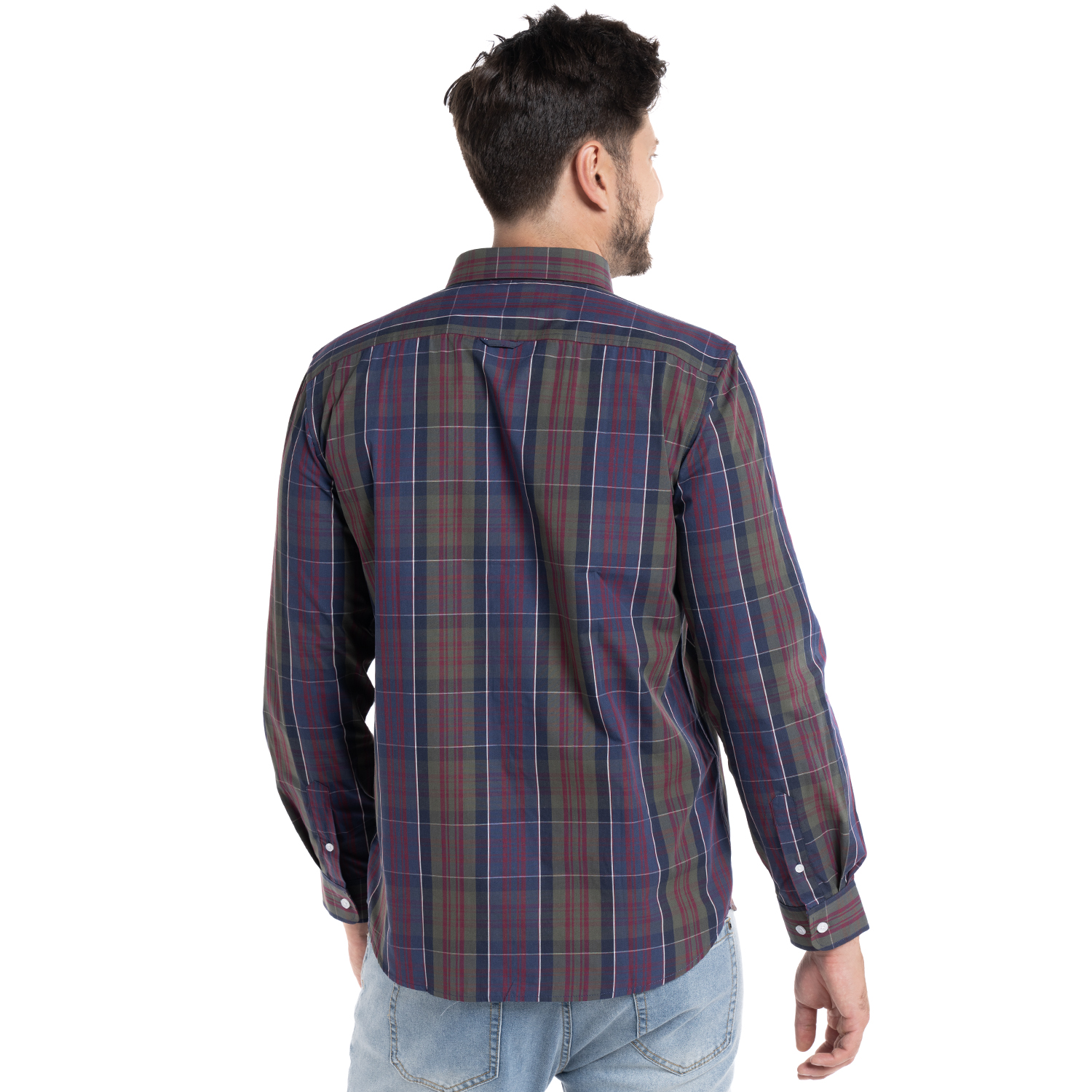CAMISA TREVIRA CUADROS ALMERÍA | AZUL PETRÓLEO - 2