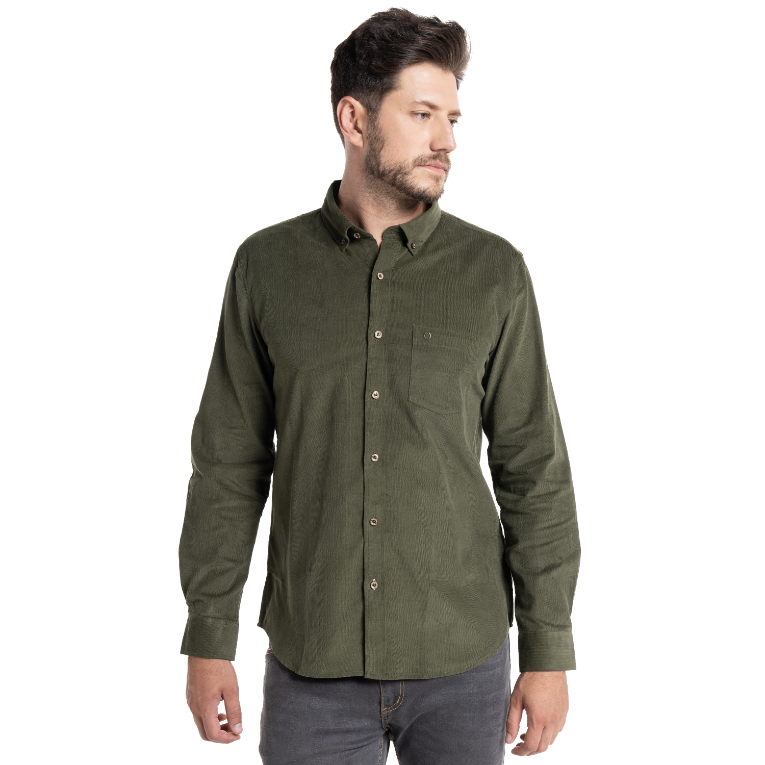 CAMISA COTELÉ LA RIOJA | VERDE - 1