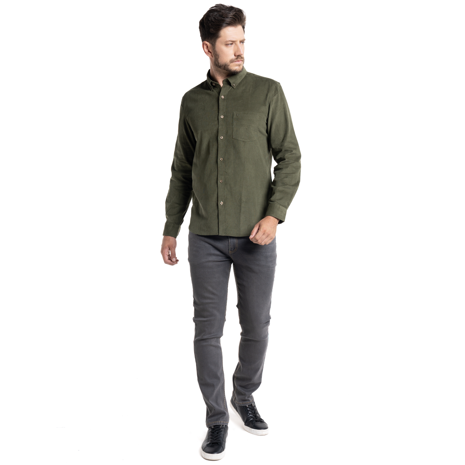 CAMISA COTELÉ LA RIOJA | VERDE - 3